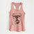 Hank the English Bulldog - Women's Racerback Tanktop