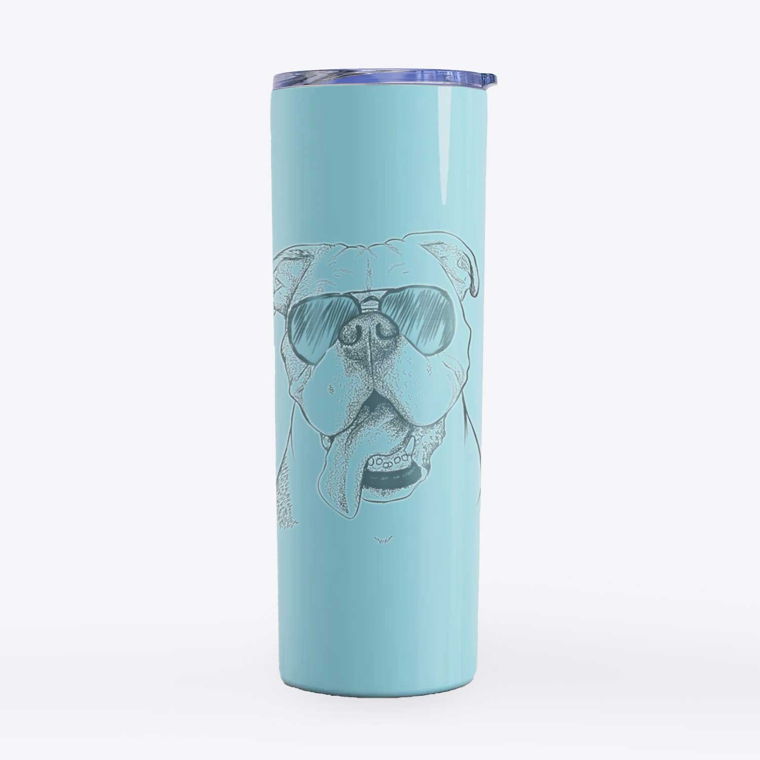 Hank the English Bulldog - 20oz Skinny Tumbler