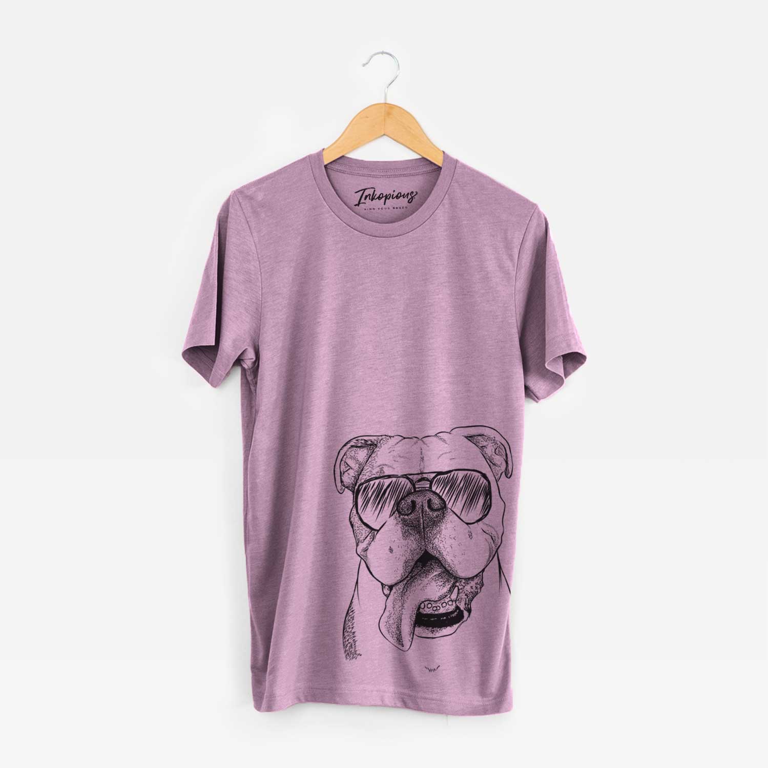 Aviator Hank the English Bulldog - Unisex Crewneck