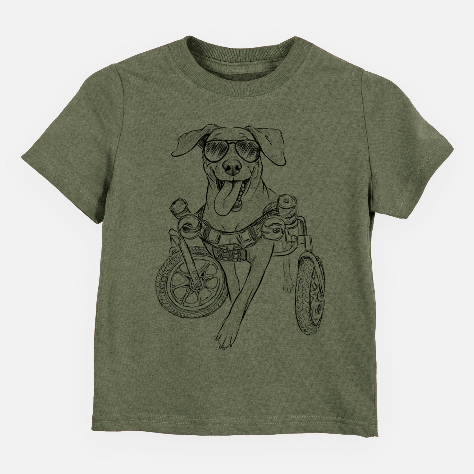 Aviator Hannah the Pitbull Mix - Kids/Youth/Toddler Shirt