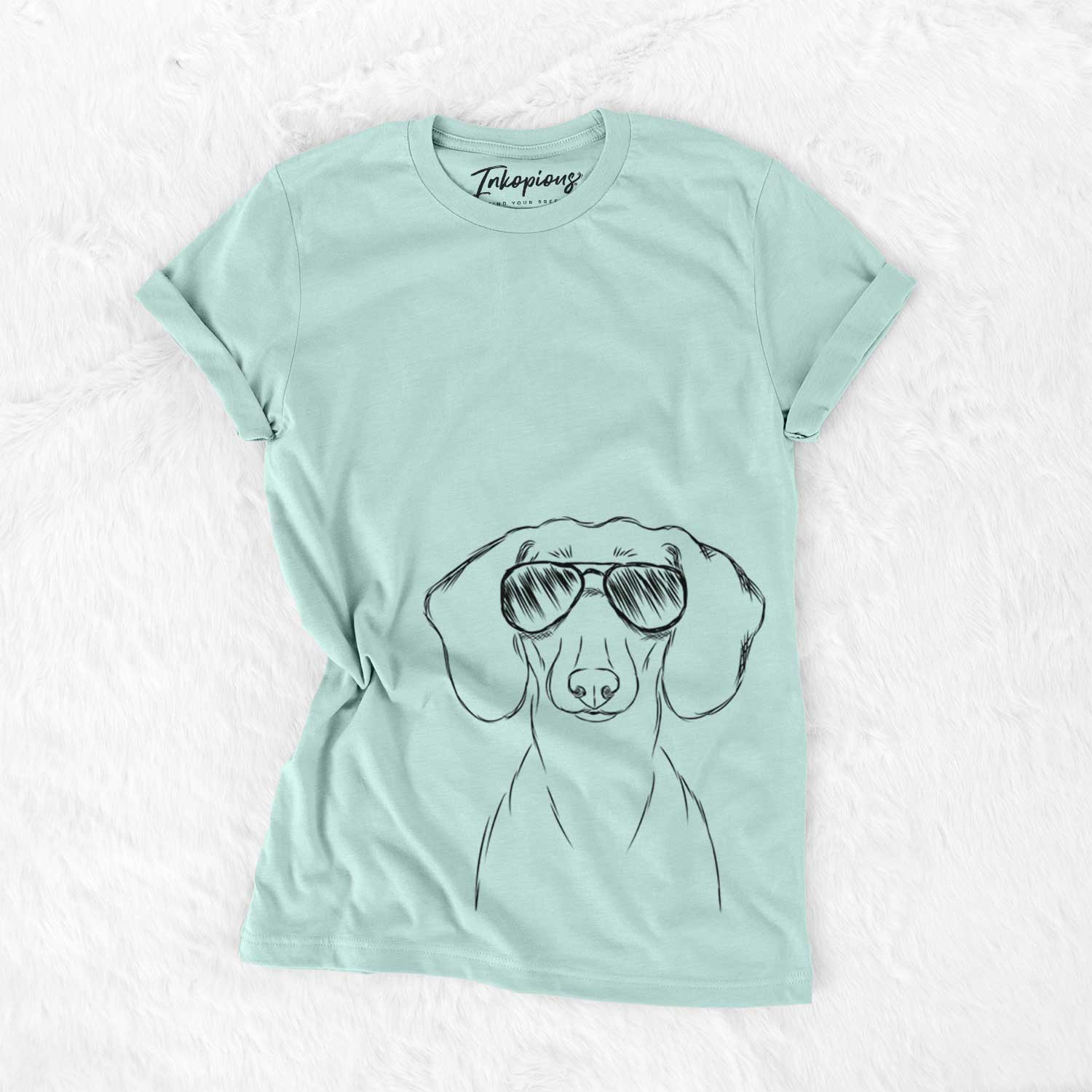Aviator Hans the Dachshund - Unisex Crewneck