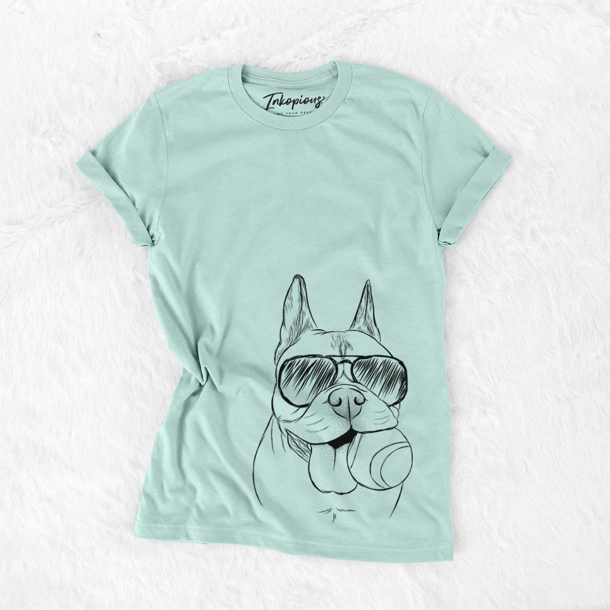 Aviator Happy Franco the French Bulldog - Unisex Crewneck