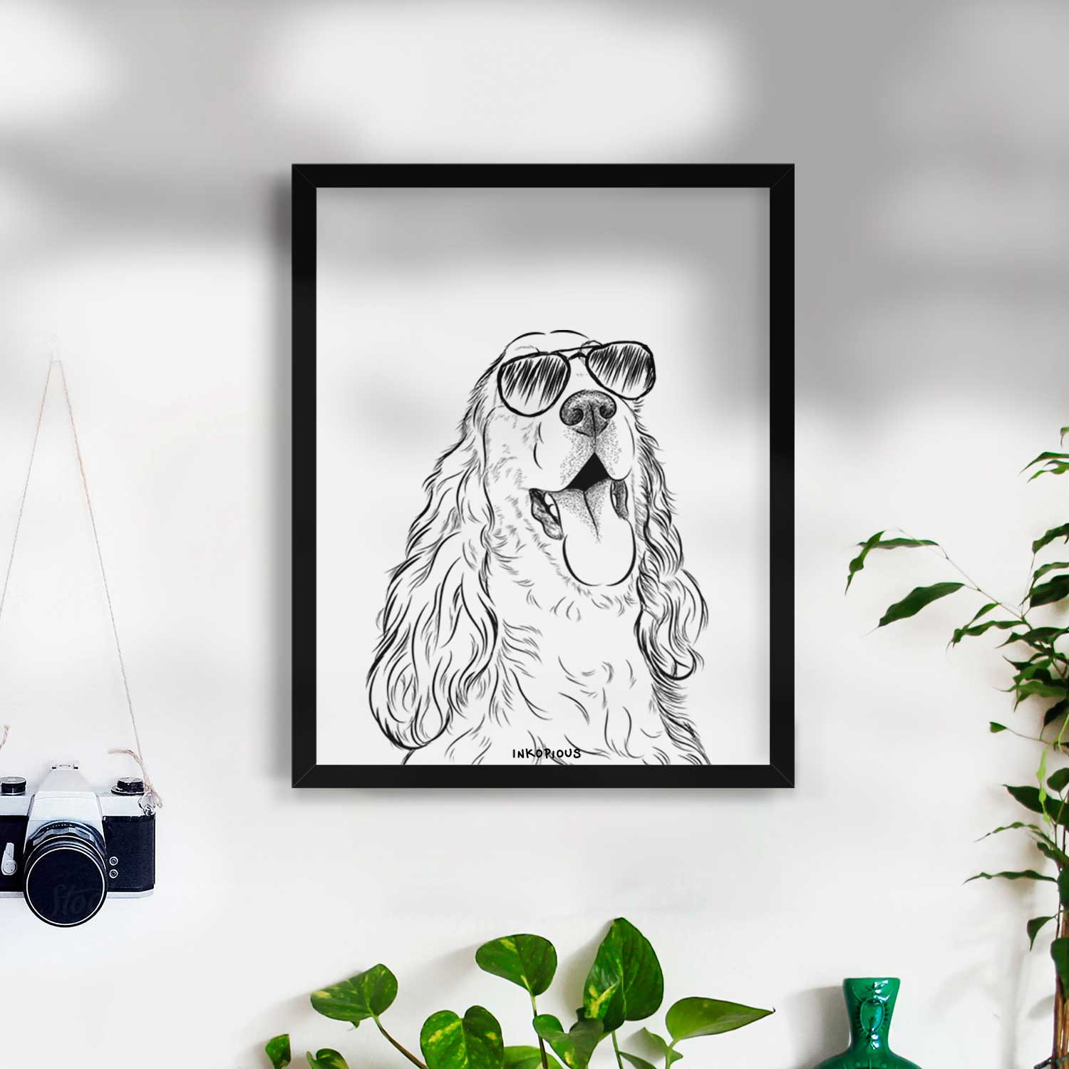 Happy Henry the English Cocker Spaniel Art Print