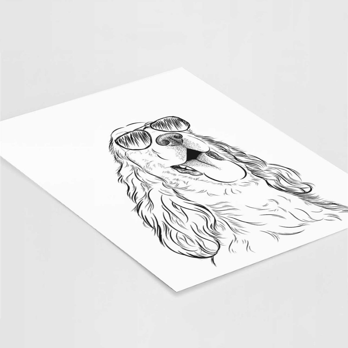 Happy Henry the English Cocker Spaniel Art Print