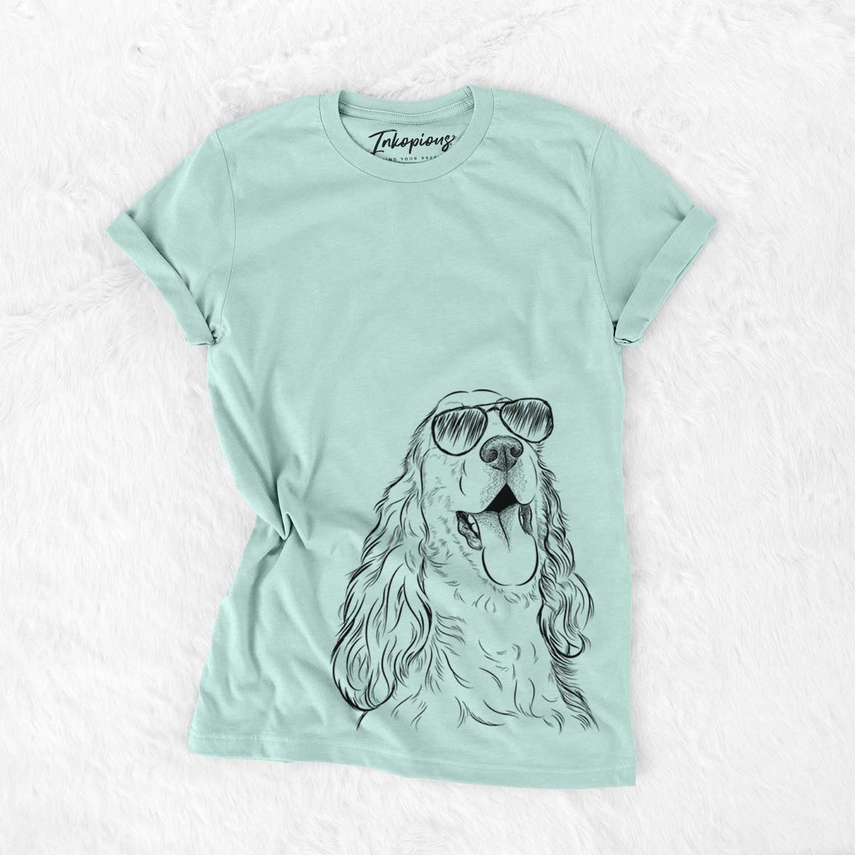 Aviator Happy Henry the English Cocker Spaniel - Unisex Crewneck