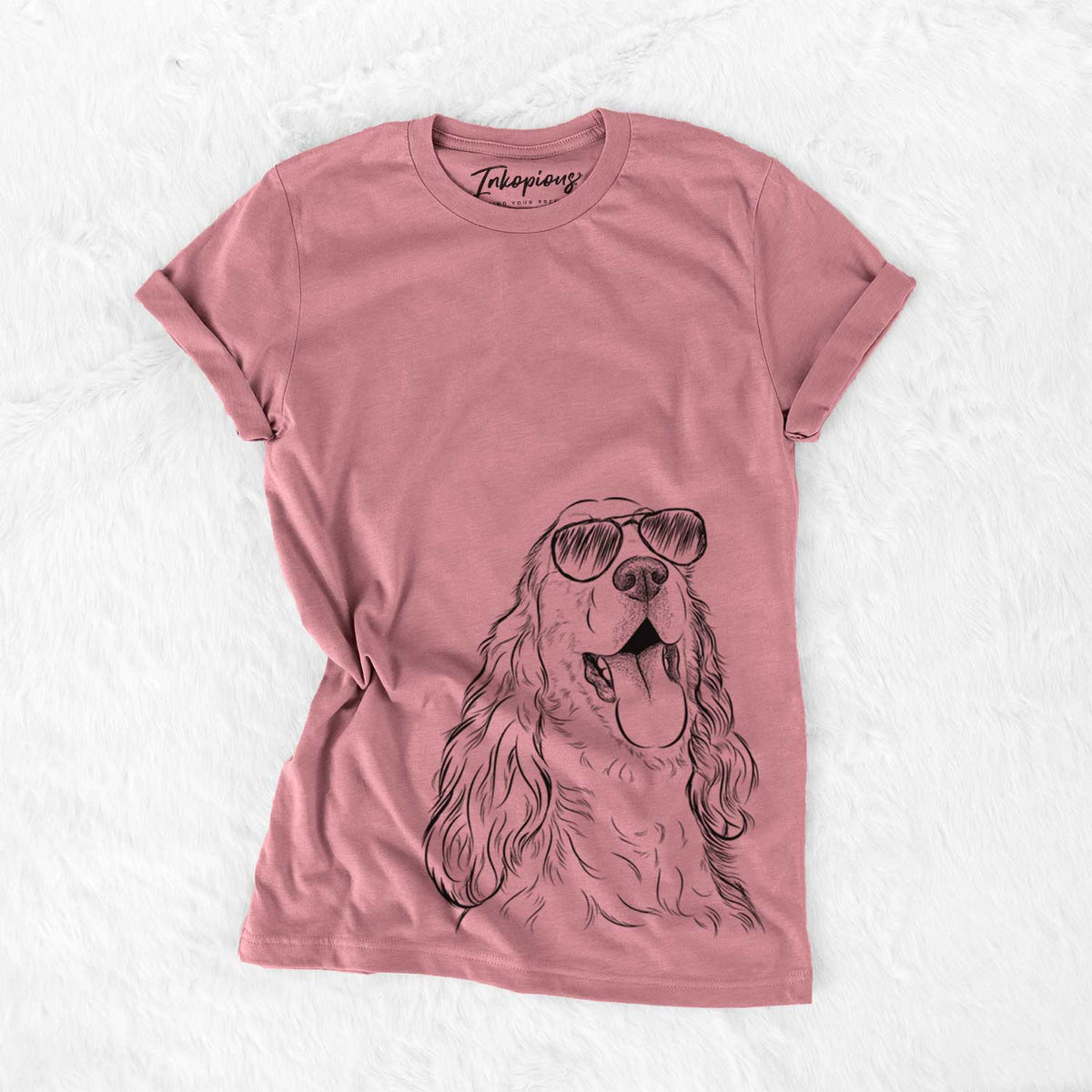 Aviator Happy Henry the English Cocker Spaniel - Unisex Crewneck