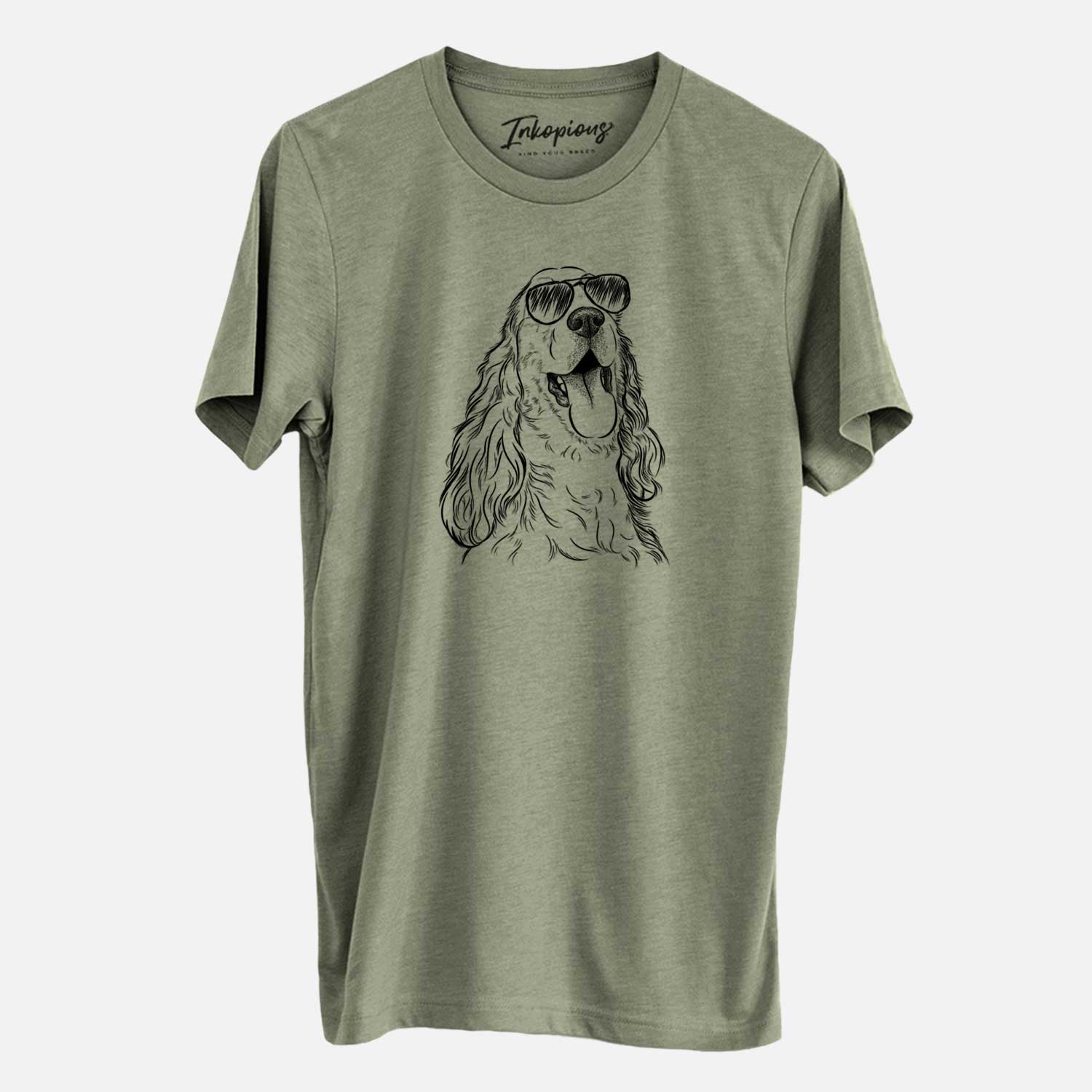 Aviator Happy Henry the English Cocker Spaniel - Unisex Crewneck