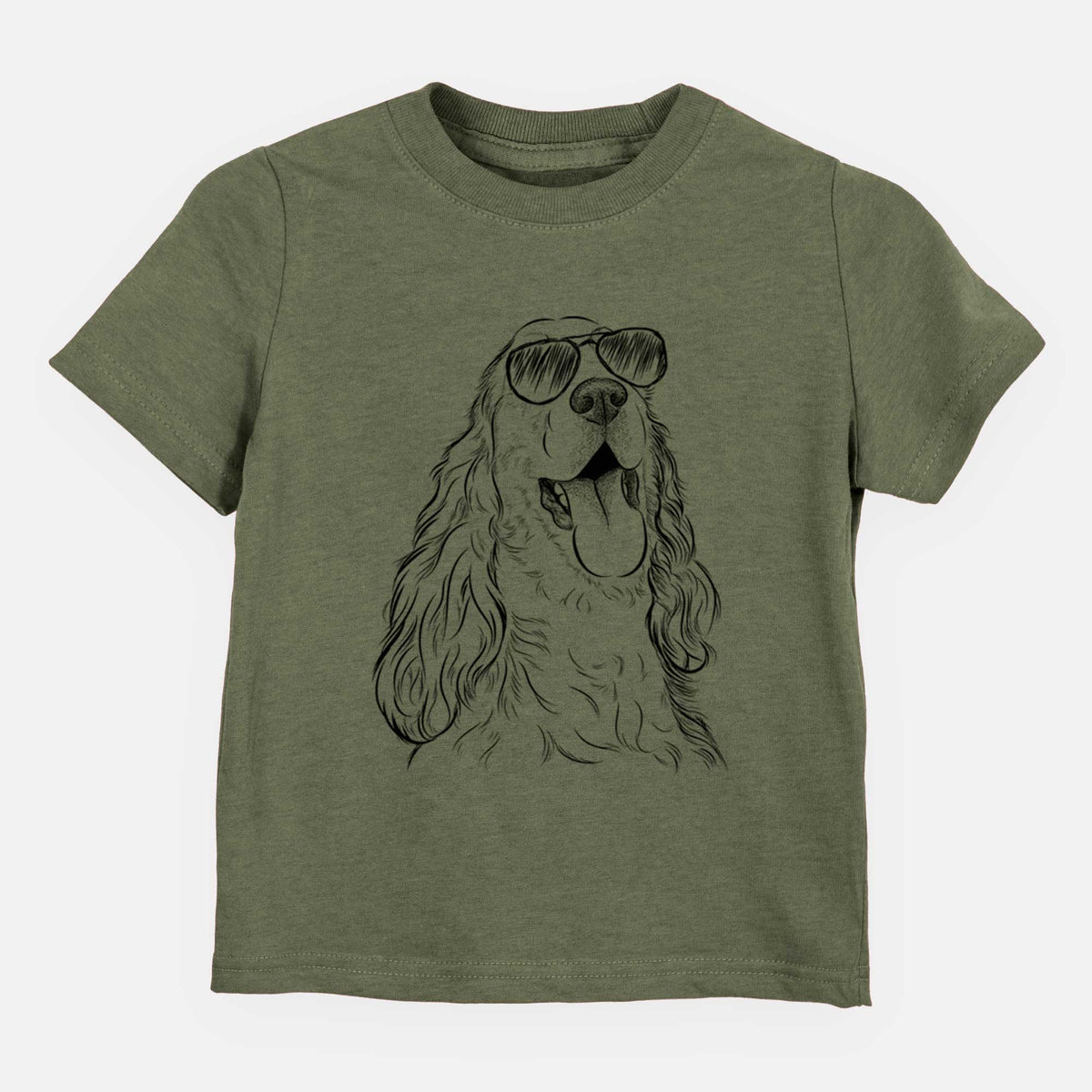 Aviator Happy Henry the English Cocker Spaniel - Kids/Youth/Toddler Shirt