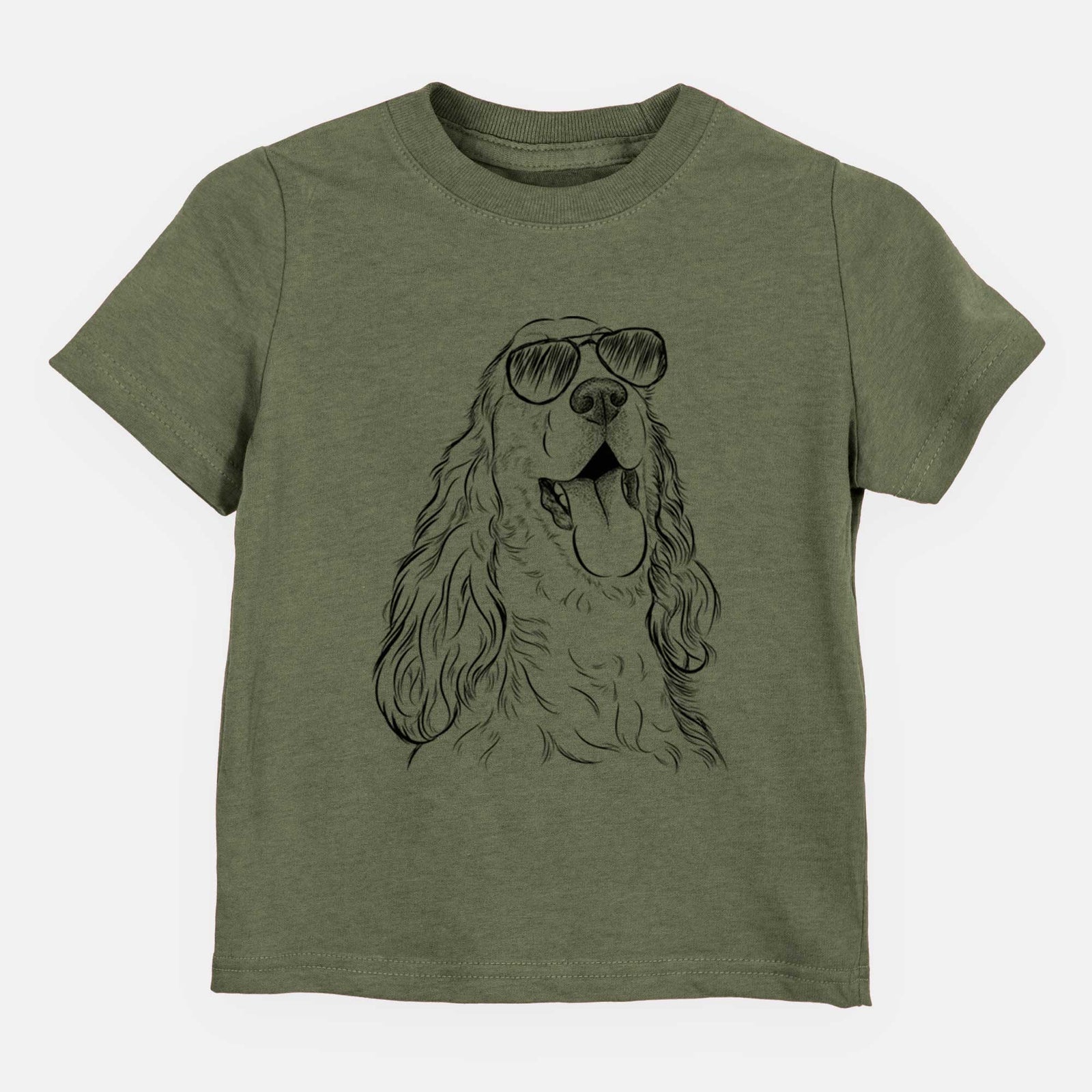 Aviator Happy Henry the English Cocker Spaniel - Kids/Youth/Toddler Shirt