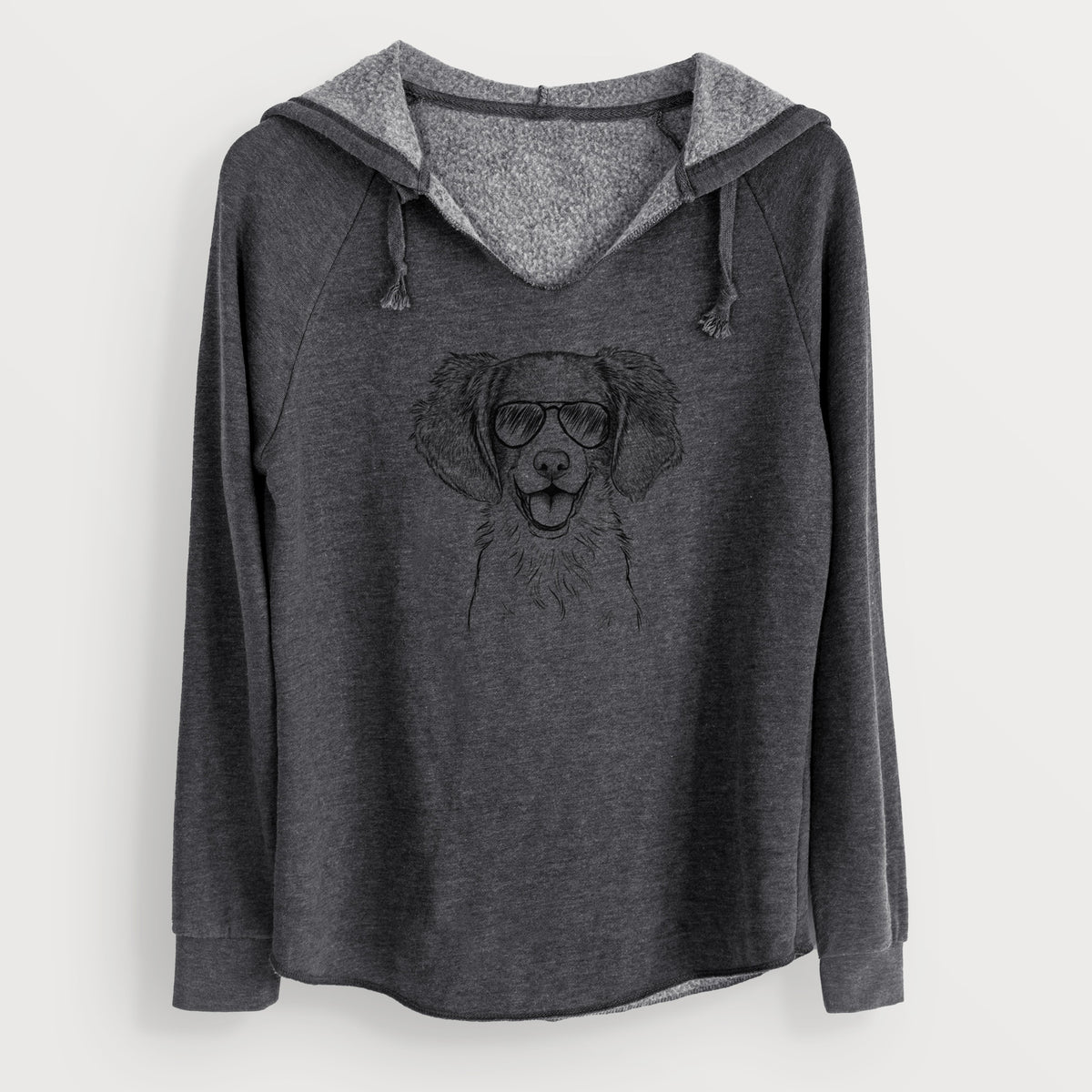 Aviator Happy Holly the Brittany Spaniel - Cali Wave Hooded Sweatshirt