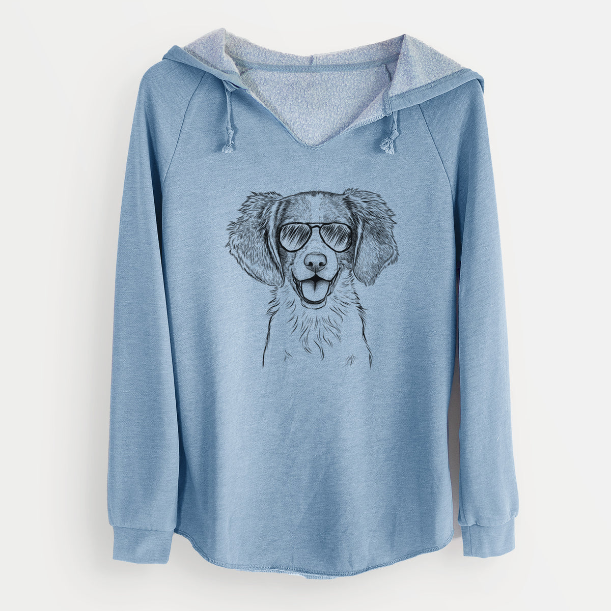Aviator Happy Holly the Brittany Spaniel - Cali Wave Hooded Sweatshirt