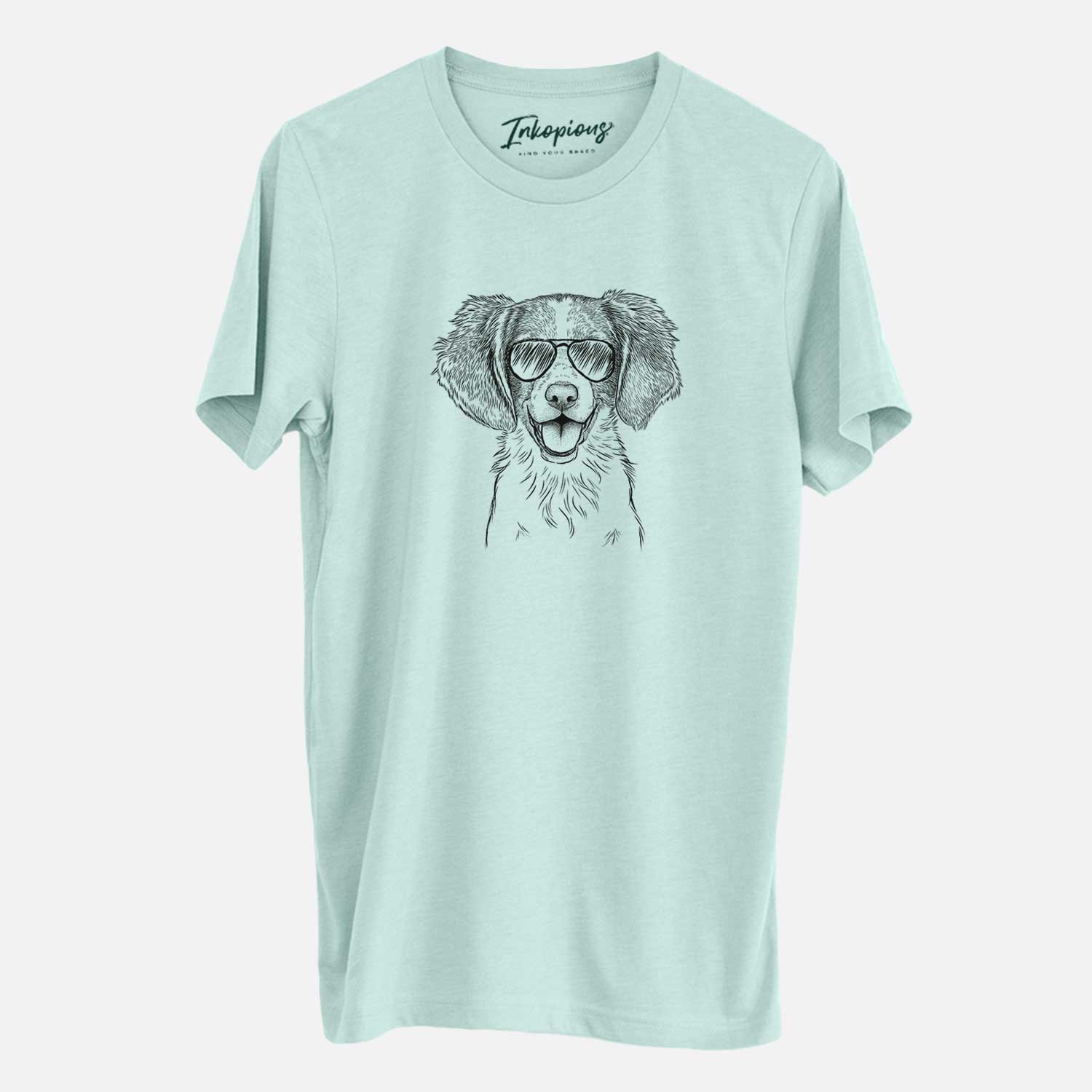 Aviator Happy Holly the Brittany Spaniel - Unisex Crewneck