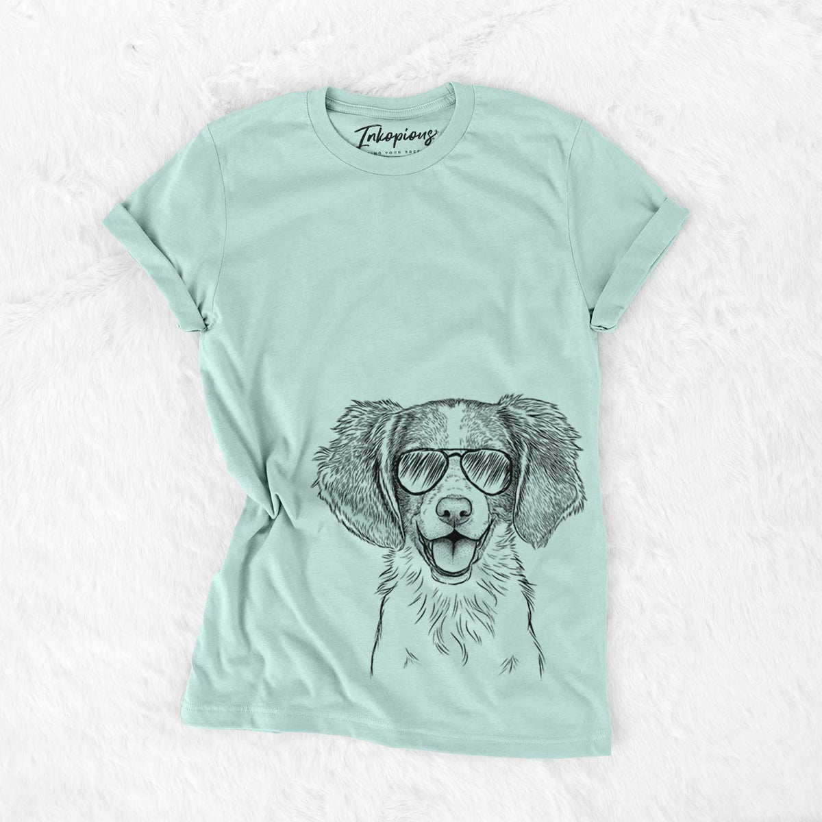 Aviator Happy Holly the Brittany Spaniel - Unisex Crewneck