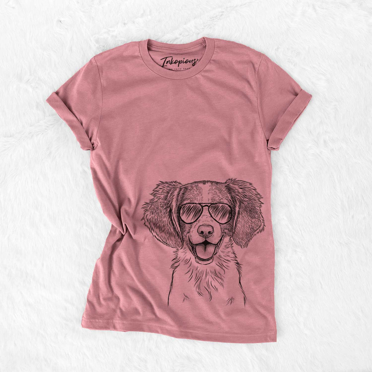 Aviator Happy Holly the Brittany Spaniel - Unisex Crewneck