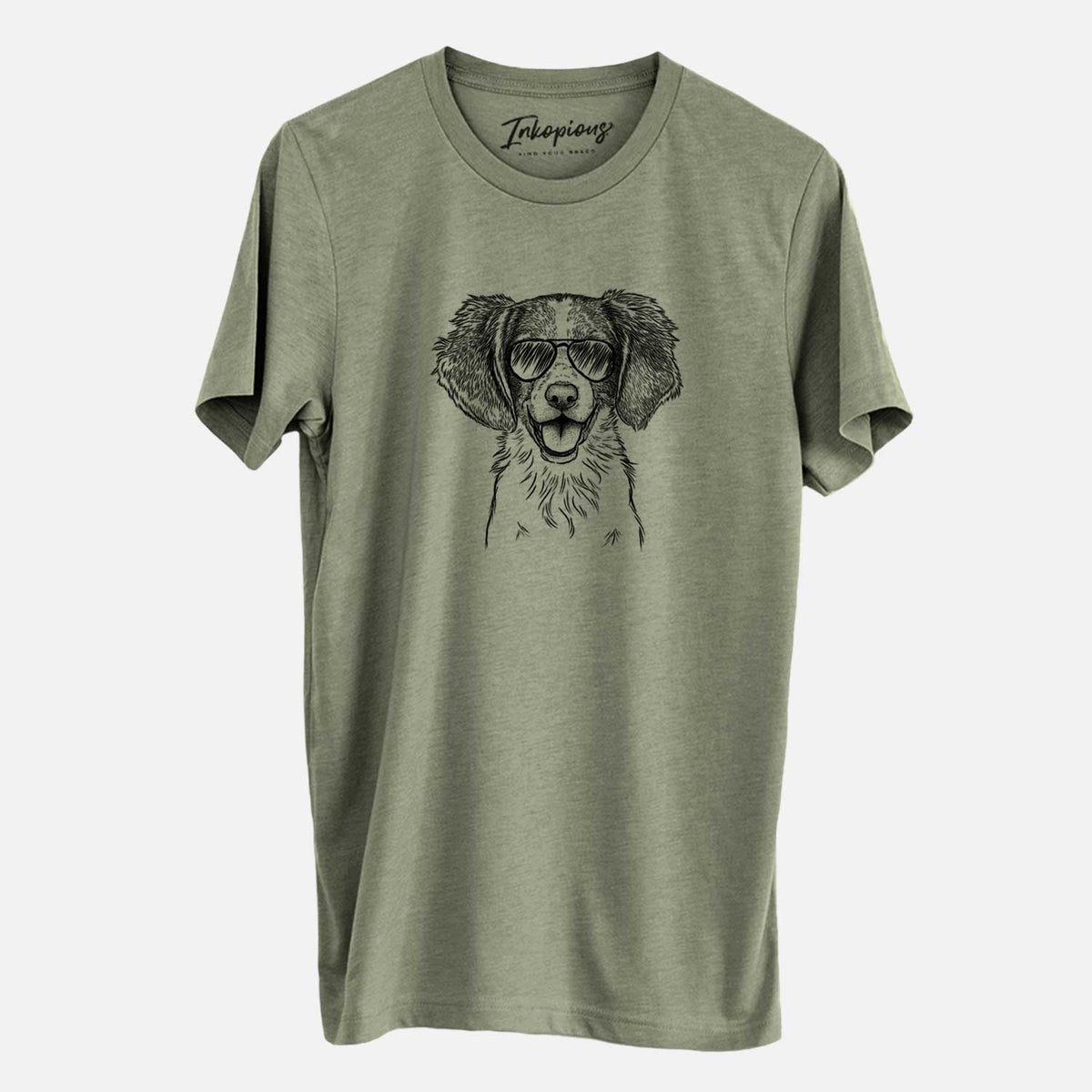 Aviator Happy Holly the Brittany Spaniel - Unisex Crewneck