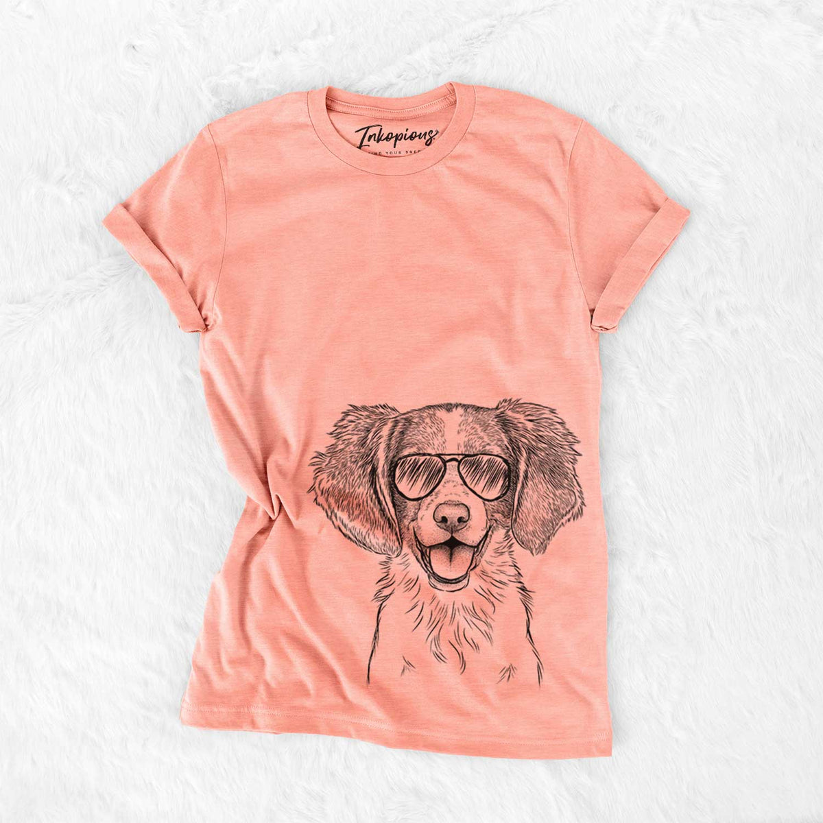 Happy Holly the Brittany Spaniel - Bella Canvas Unisex Crewneck