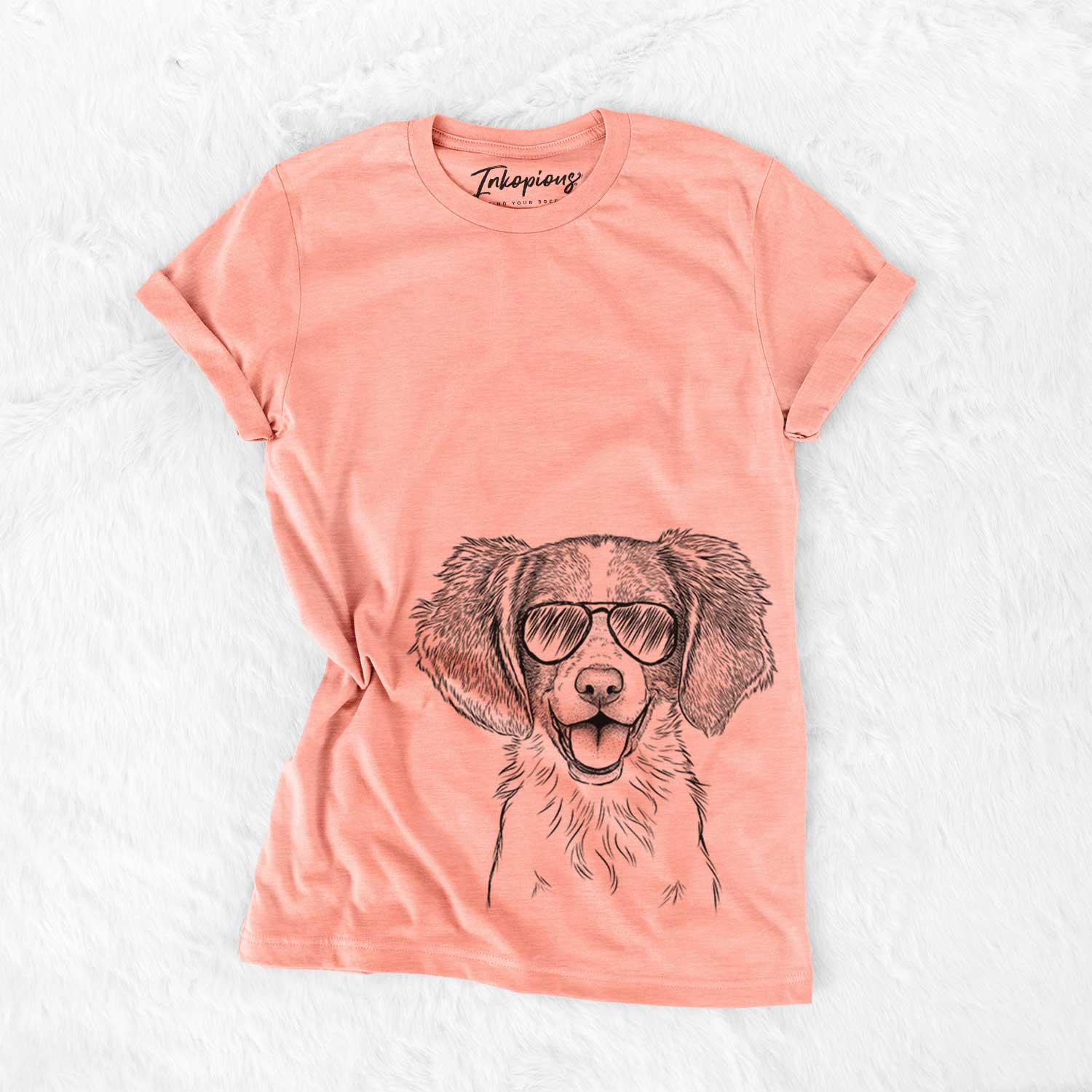 Happy Holly the Brittany Spaniel - Bella Canvas Unisex Crewneck