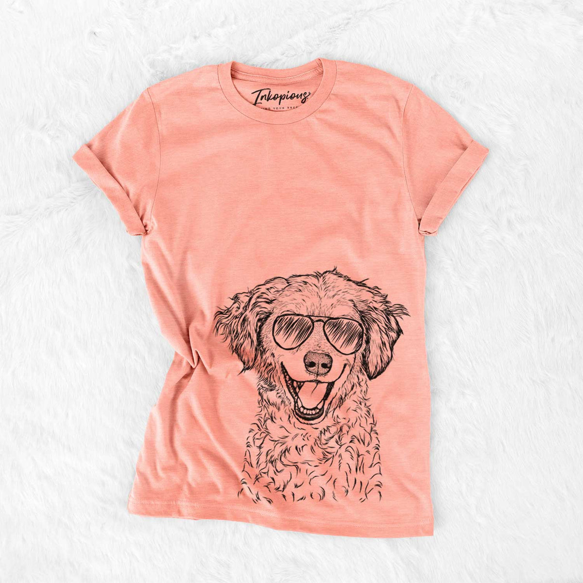 Happy Otis the Miniature Goldendoodle - Bella Canvas Unisex Crewneck