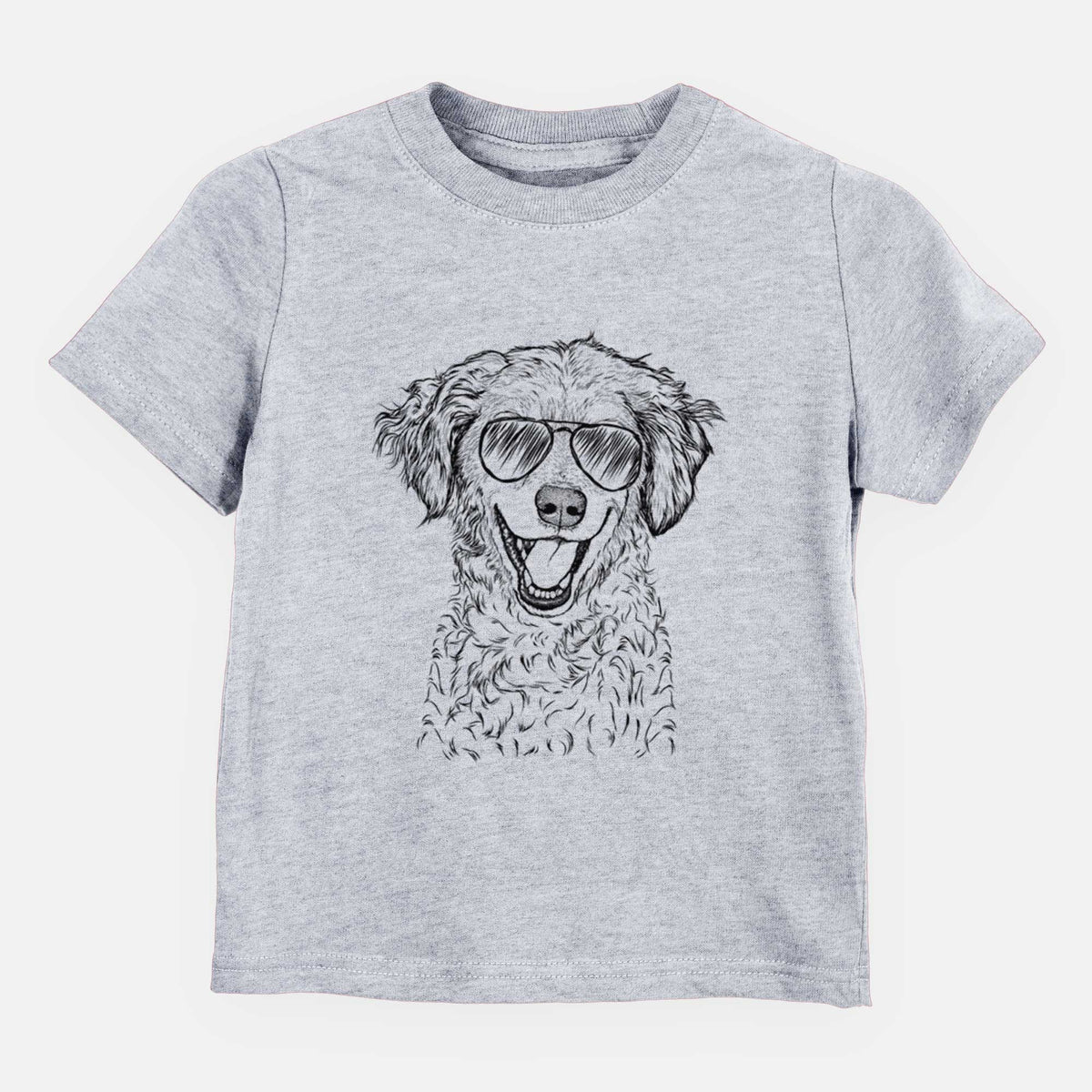 Aviator Happy Otis the Miniature Goldendoodle - Kids/Youth/Toddler Shirt