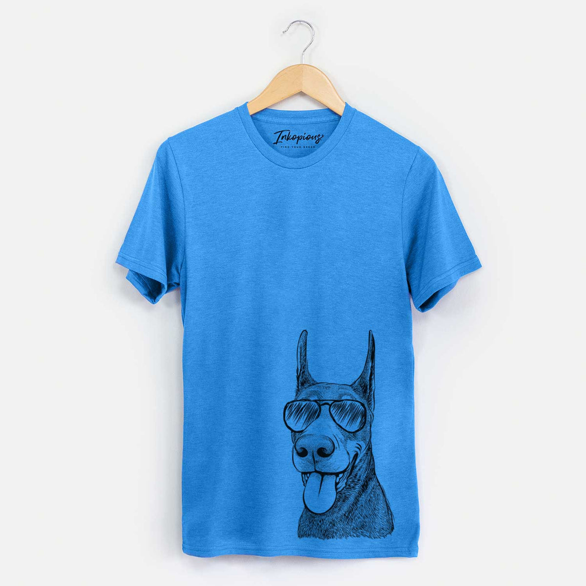 Aviator Happy Sunny the Doberman Pinscher - Unisex Crewneck
