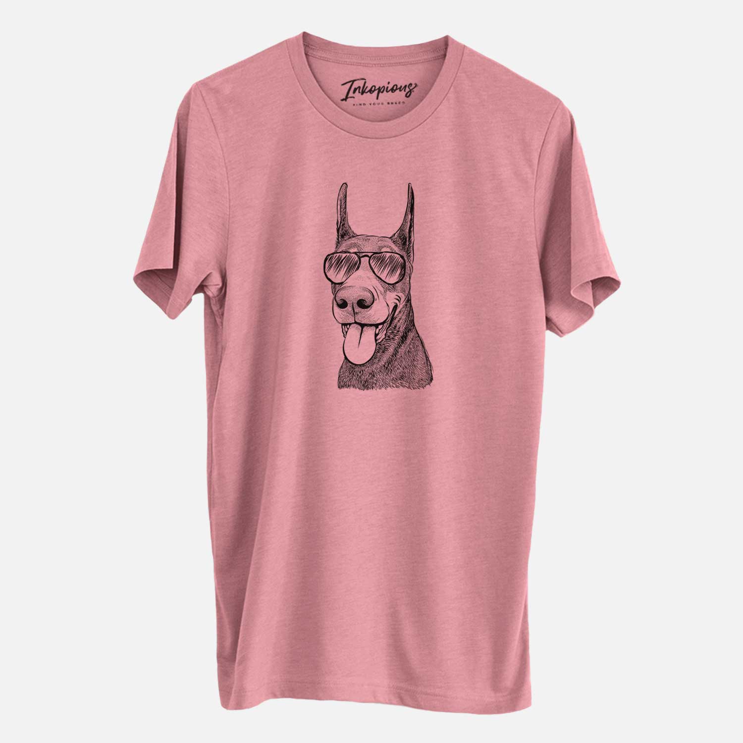 Aviator Happy Sunny the Doberman Pinscher - Unisex Crewneck