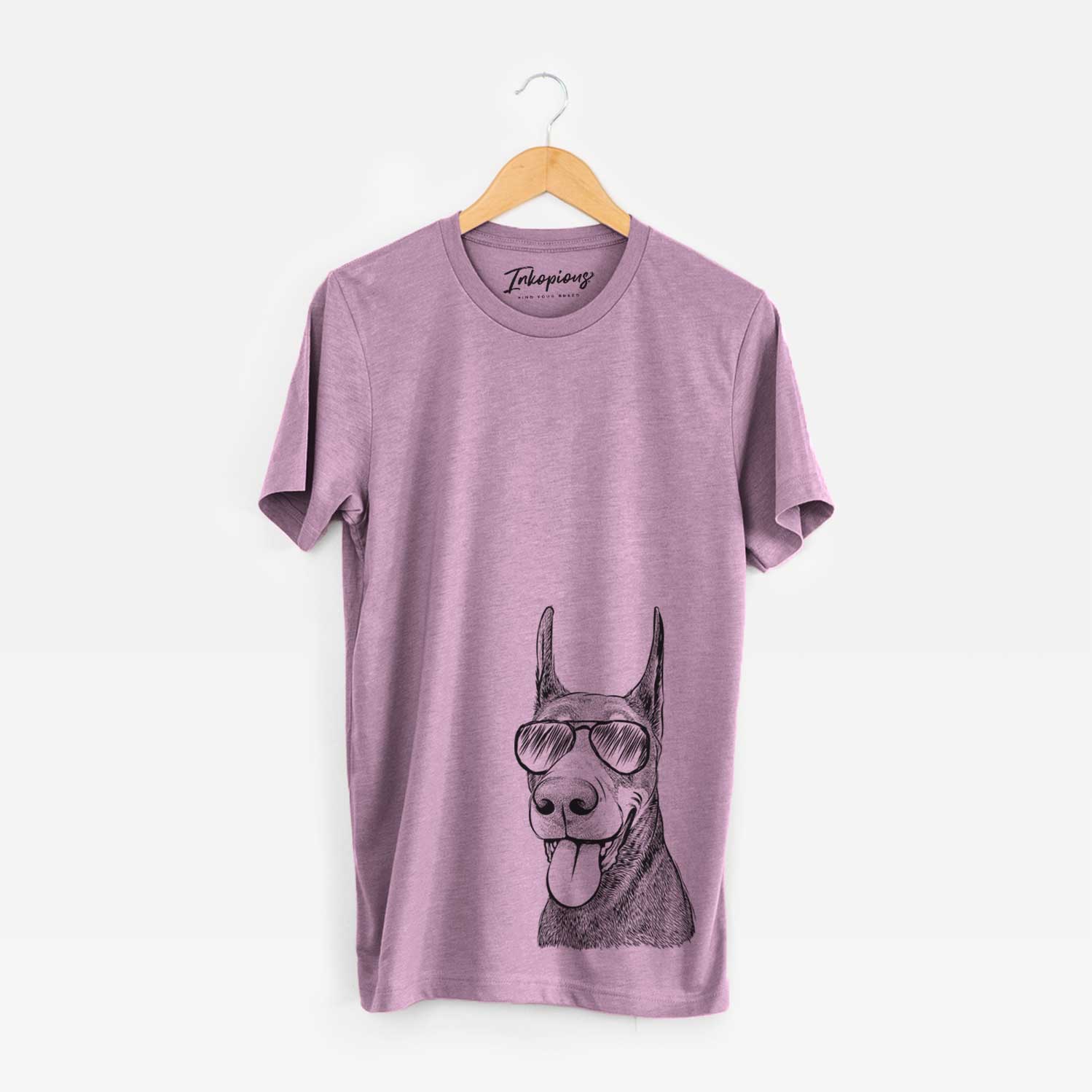 Aviator Happy Sunny the Doberman Pinscher - Unisex Crewneck