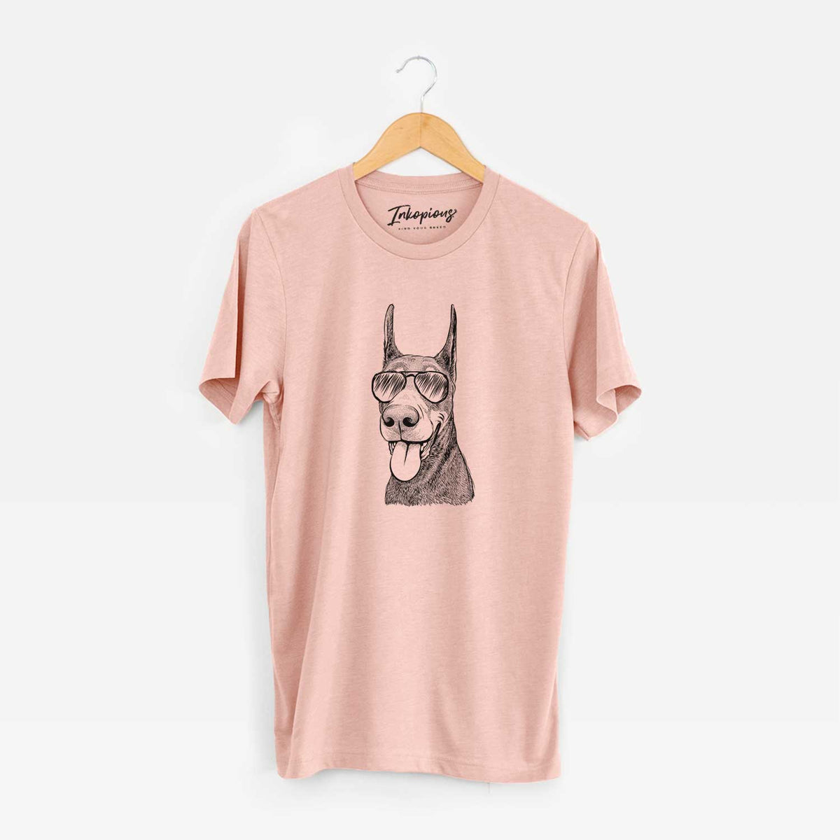 Aviator Happy Sunny the Doberman Pinscher - Unisex Crewneck