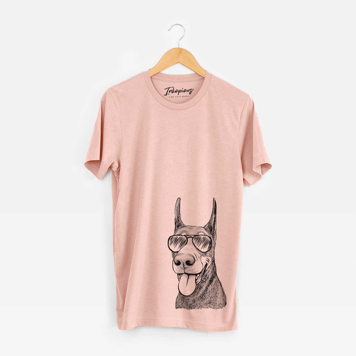 Aviator Happy Sunny the Doberman Pinscher - Unisex Crewneck