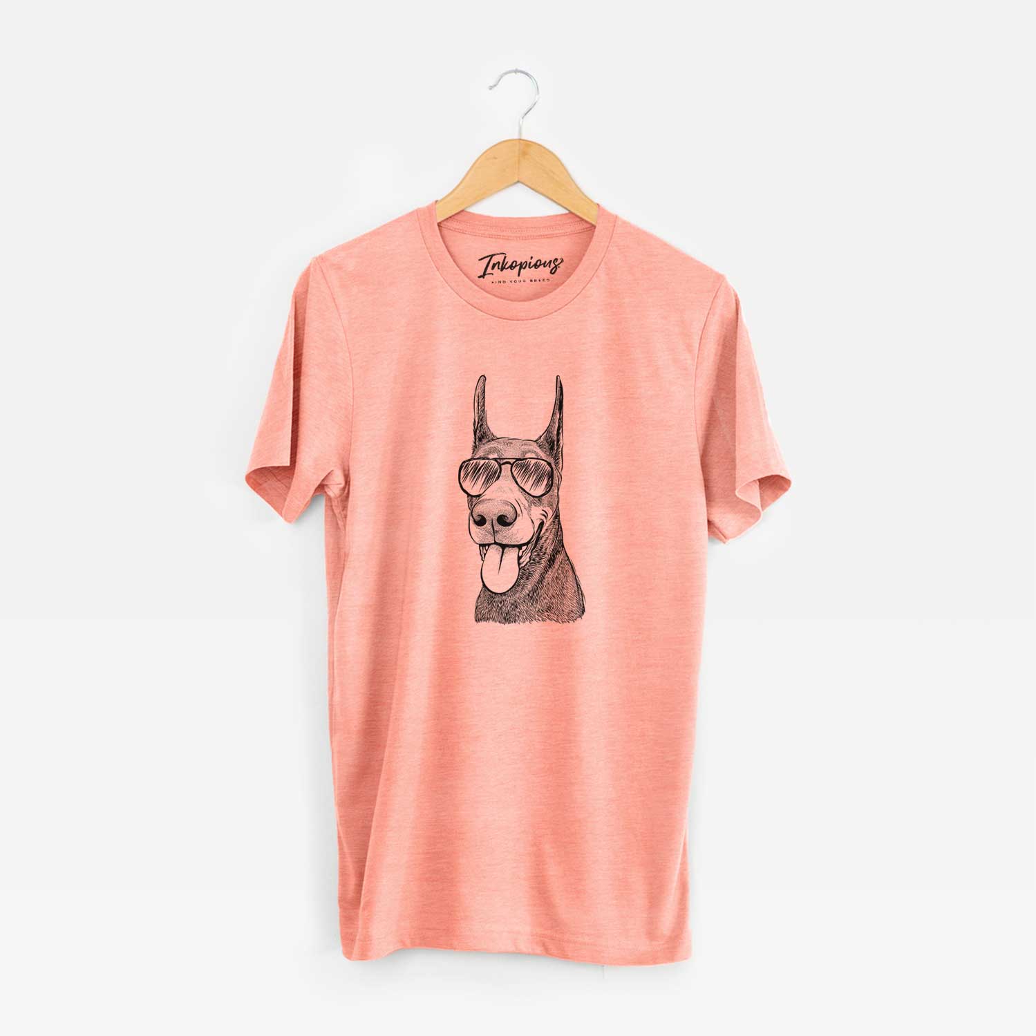 Aviator Happy Sunny the Doberman Pinscher - Unisex Crewneck