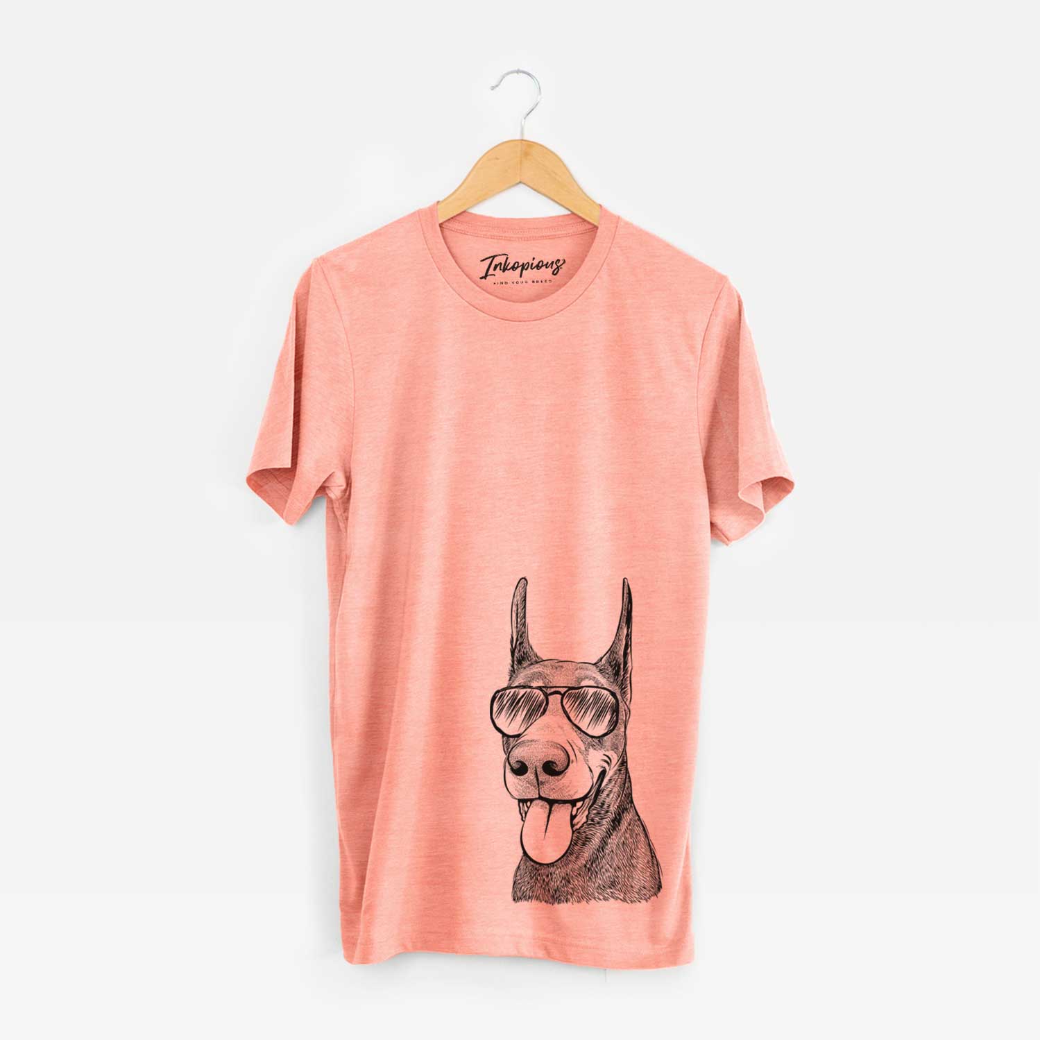 Aviator Happy Sunny the Doberman Pinscher - Unisex Crewneck