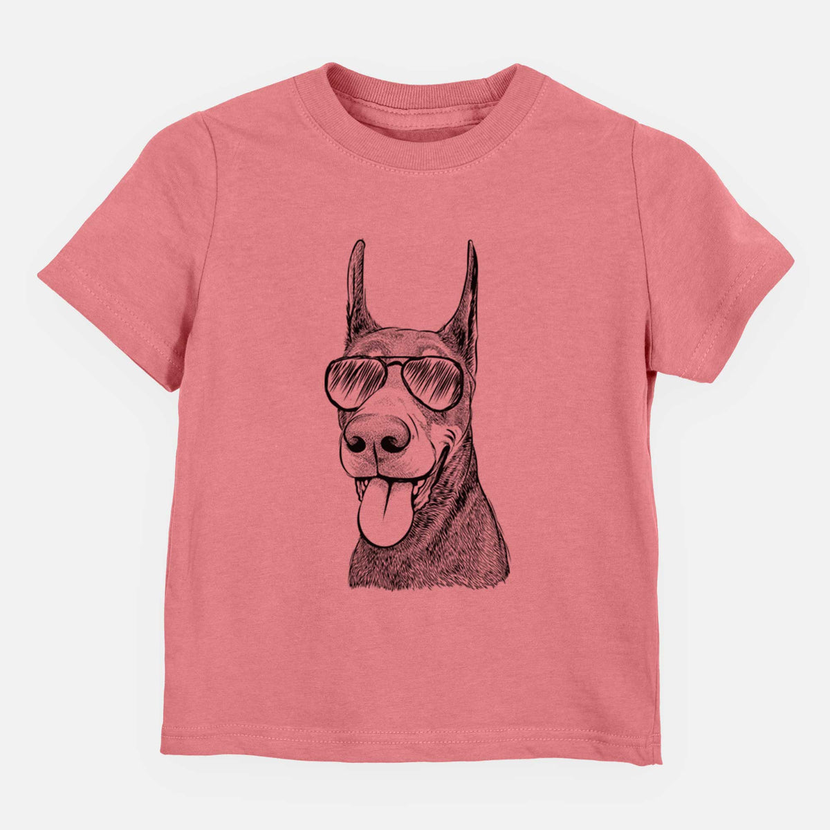 Aviator Happy Sunny the Doberman Pinscher - Kids/Youth/Toddler Shirt