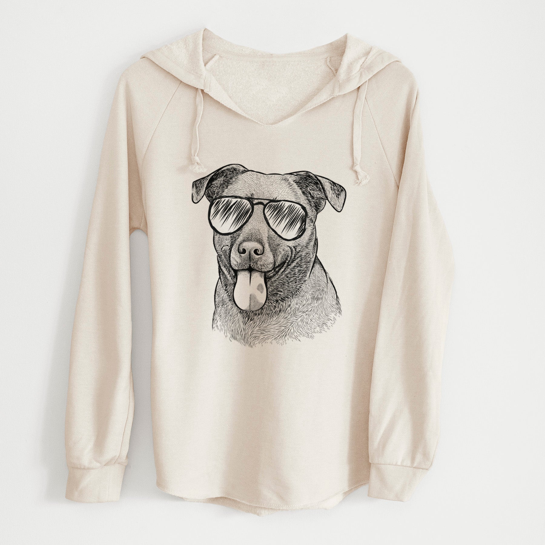 Aviator Harbor the Mixed Breed - Cali Wave Hooded Sweatshirt