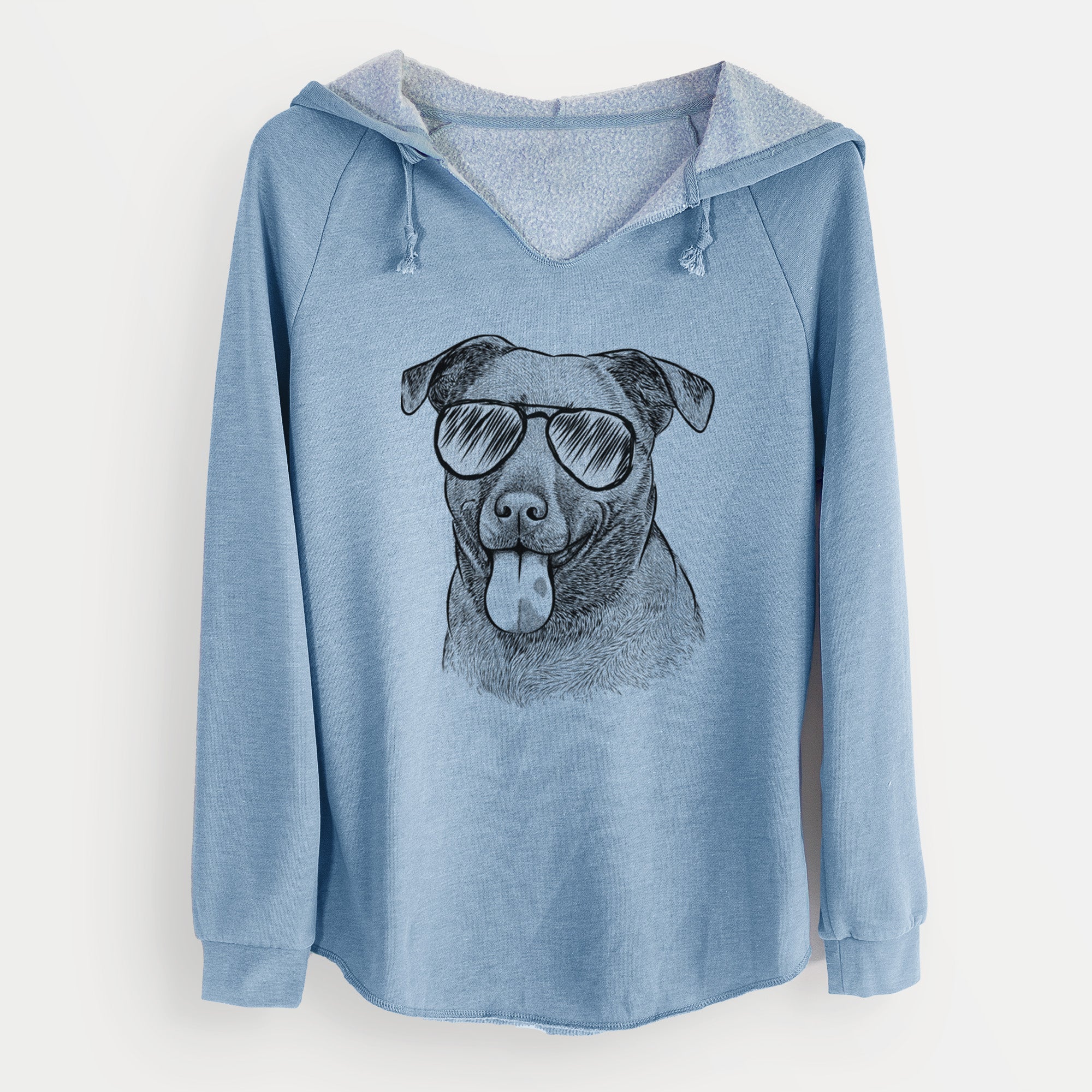 Aviator Harbor the Mixed Breed - Cali Wave Hooded Sweatshirt