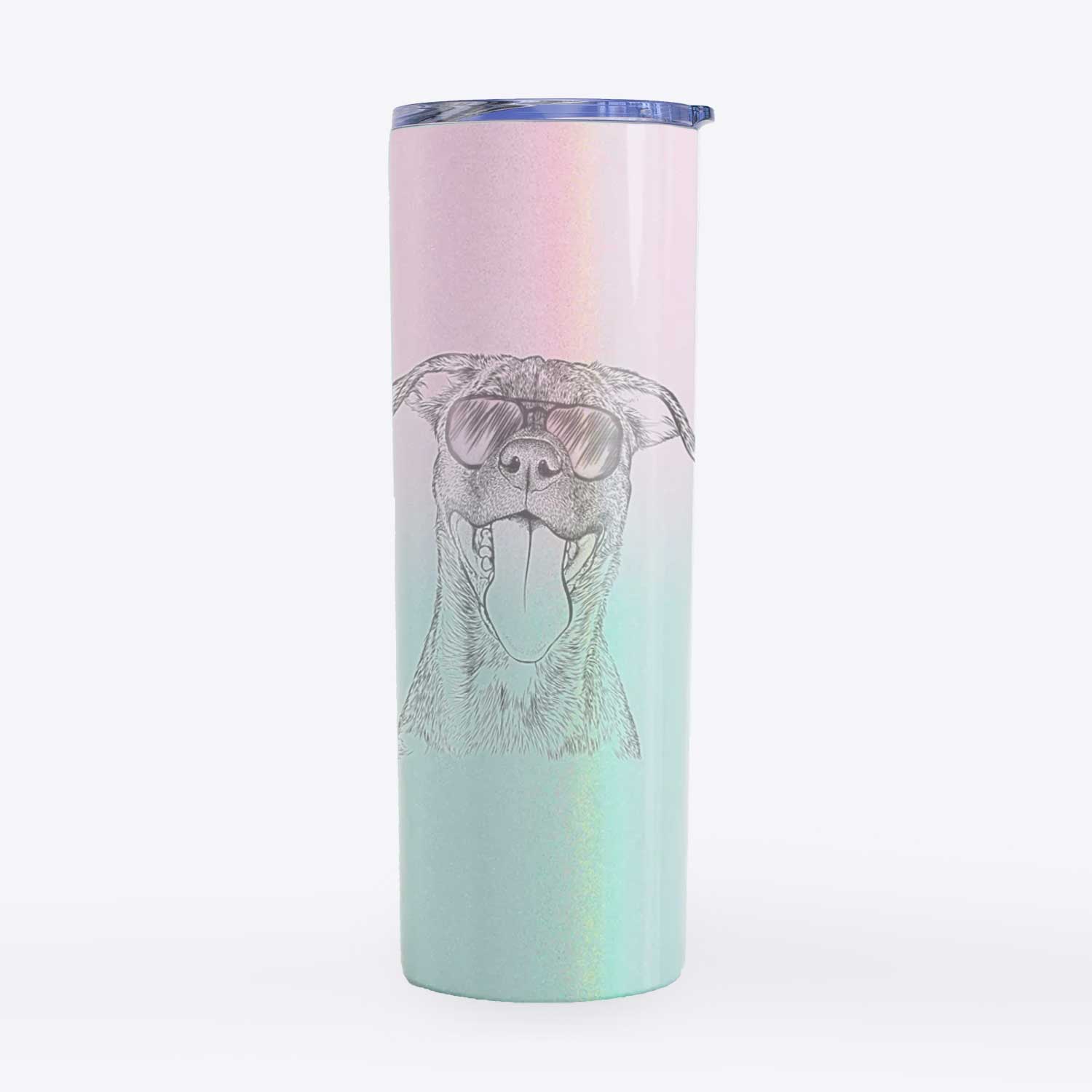 Harley the Pitbull Mix - 20oz Skinny Tumbler