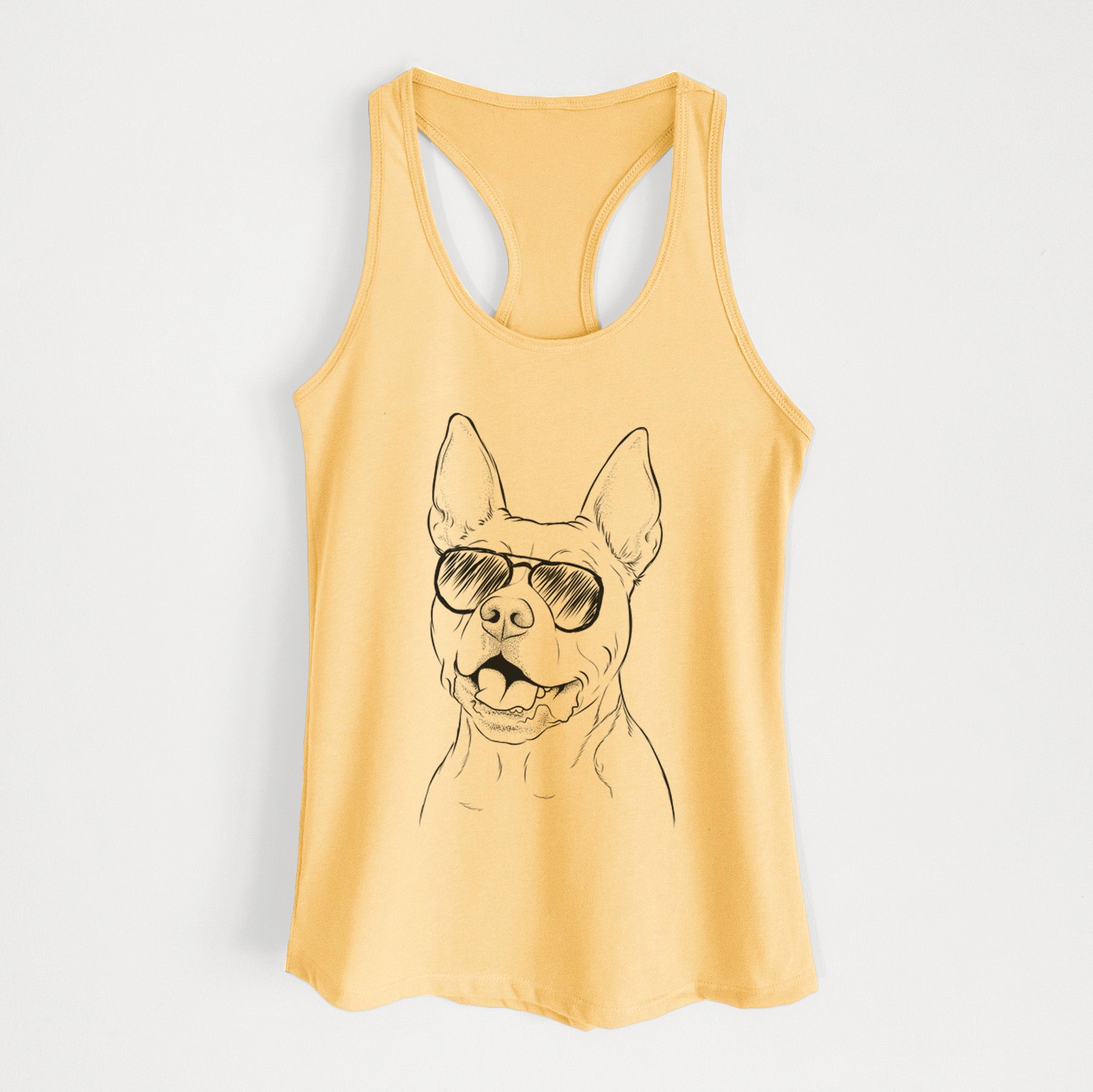 Harley the Pitbull - Women's Racerback Tanktop