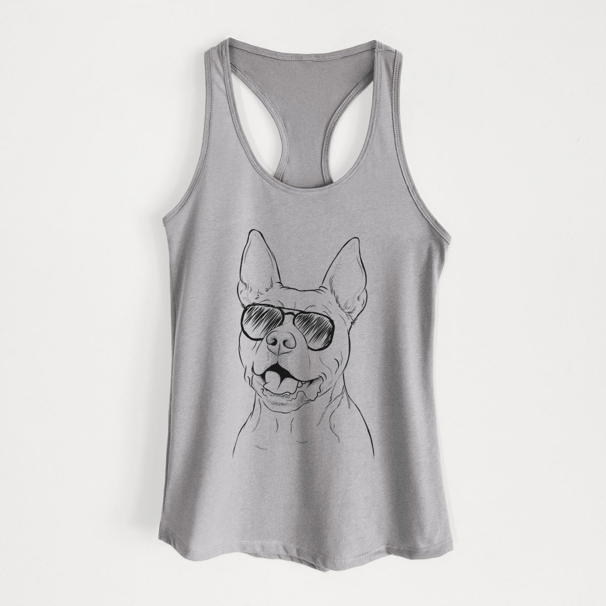 Harley the Pitbull - Women's Racerback Tanktop