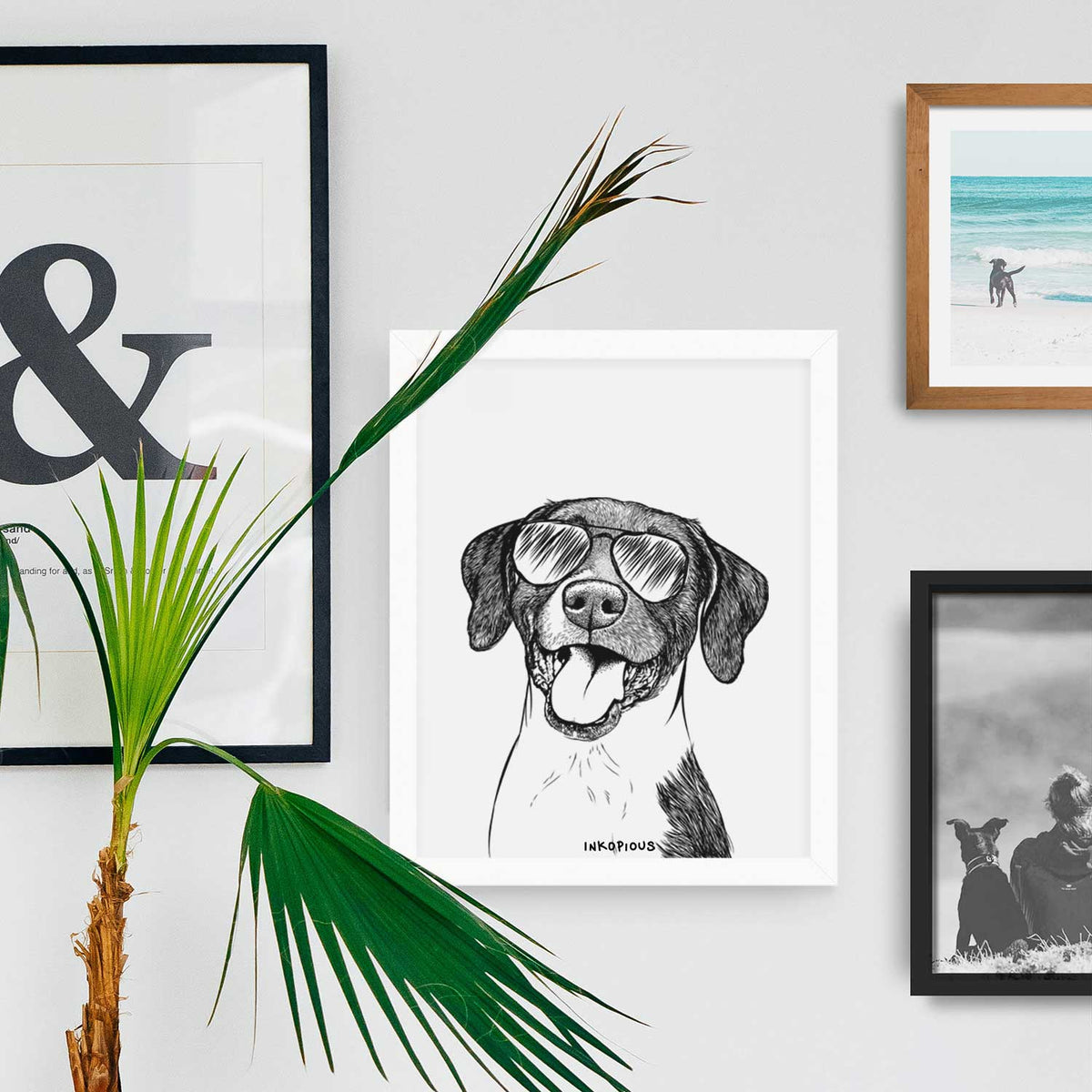 Harper the Mixed Breed Art Print