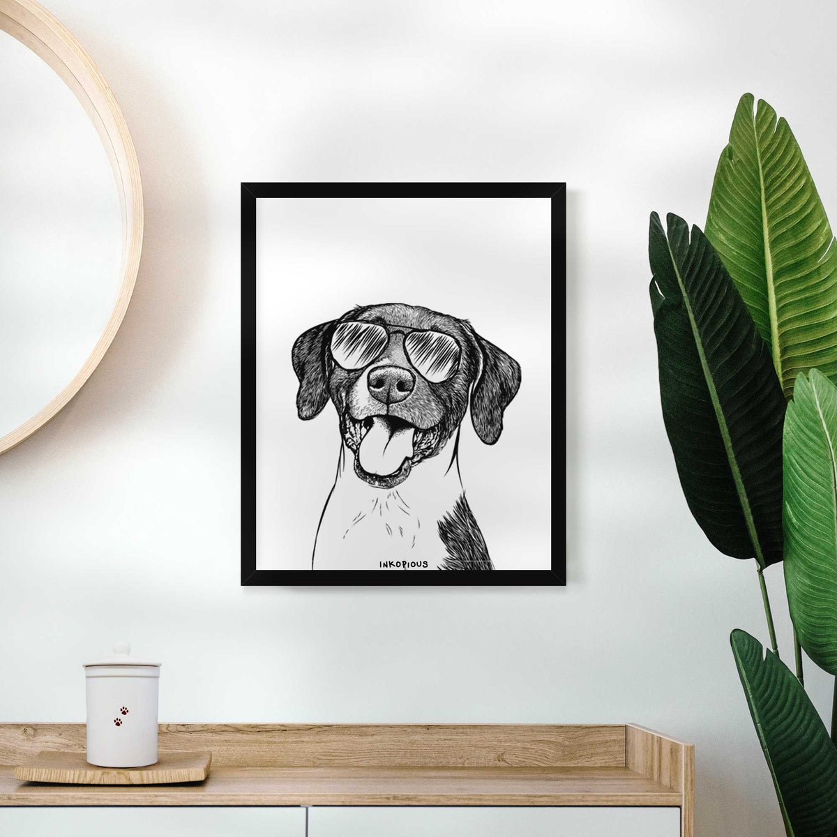 Harper the Mixed Breed Art Print