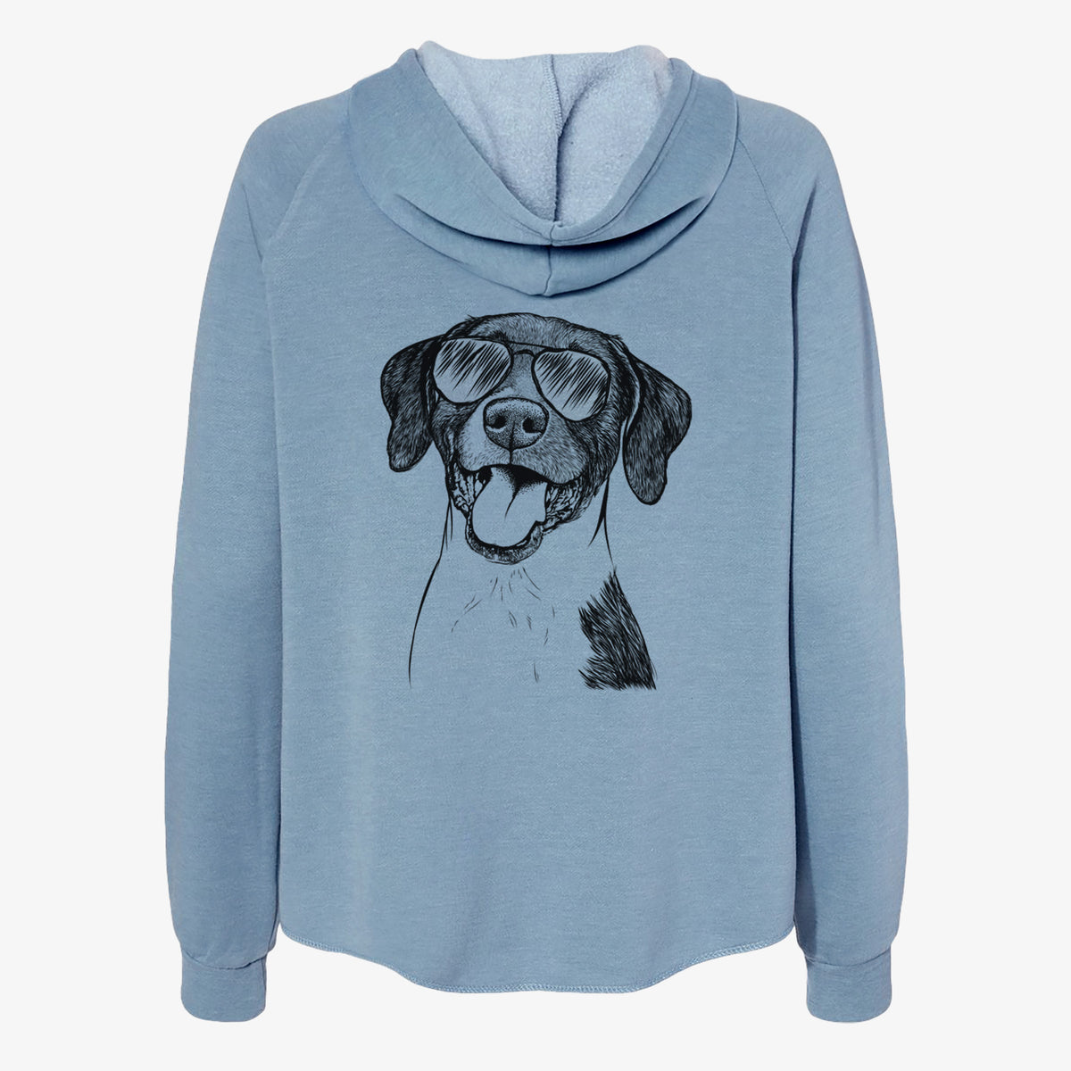 Harper the Mixed Breed - Women's Cali Wave Zip-Up Sweatshirt