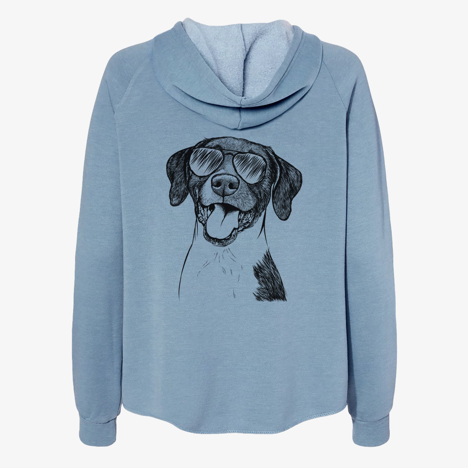Harper the Mixed Breed - Women's Cali Wave Zip-Up Sweatshirt