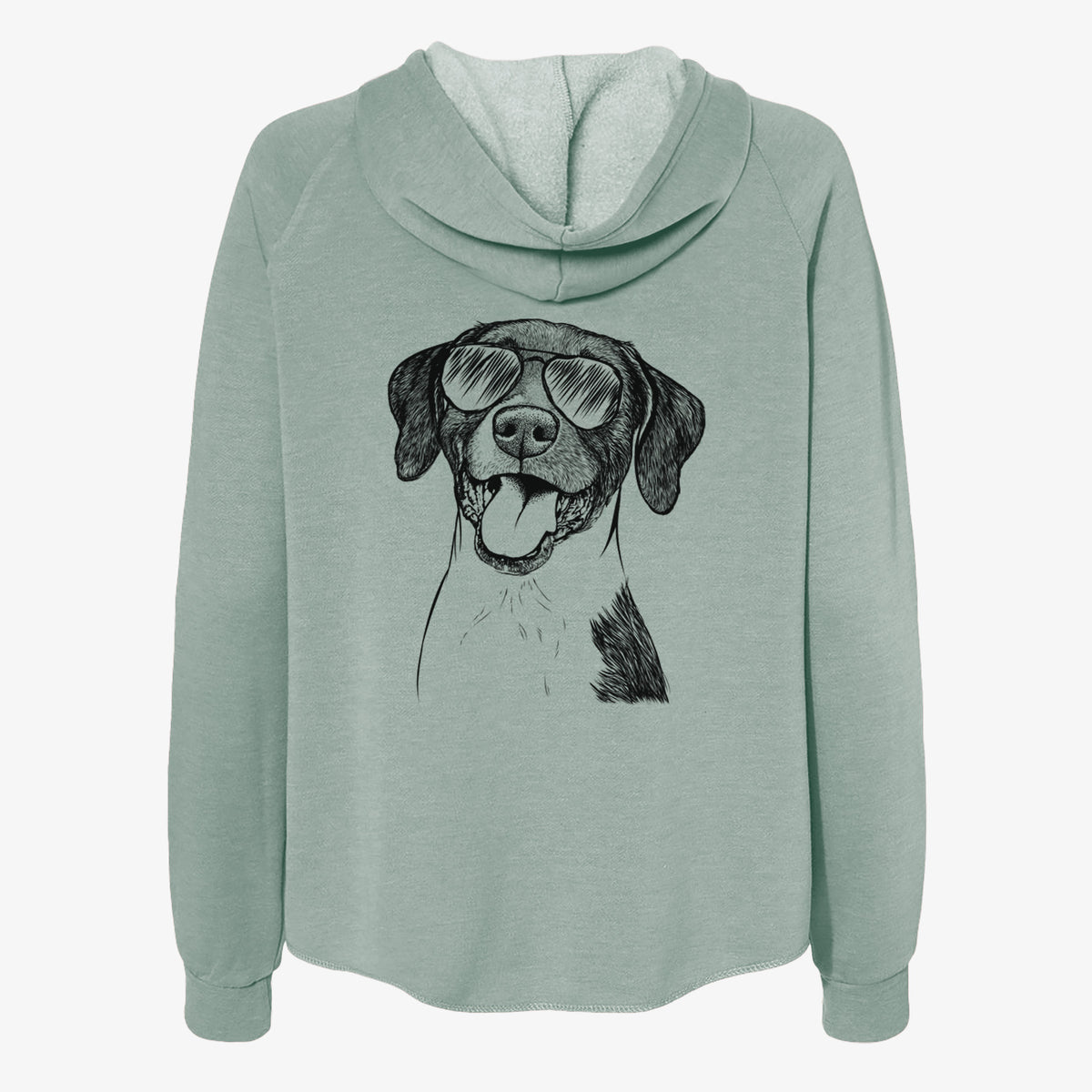 Harper the Mixed Breed - Women's Cali Wave Zip-Up Sweatshirt