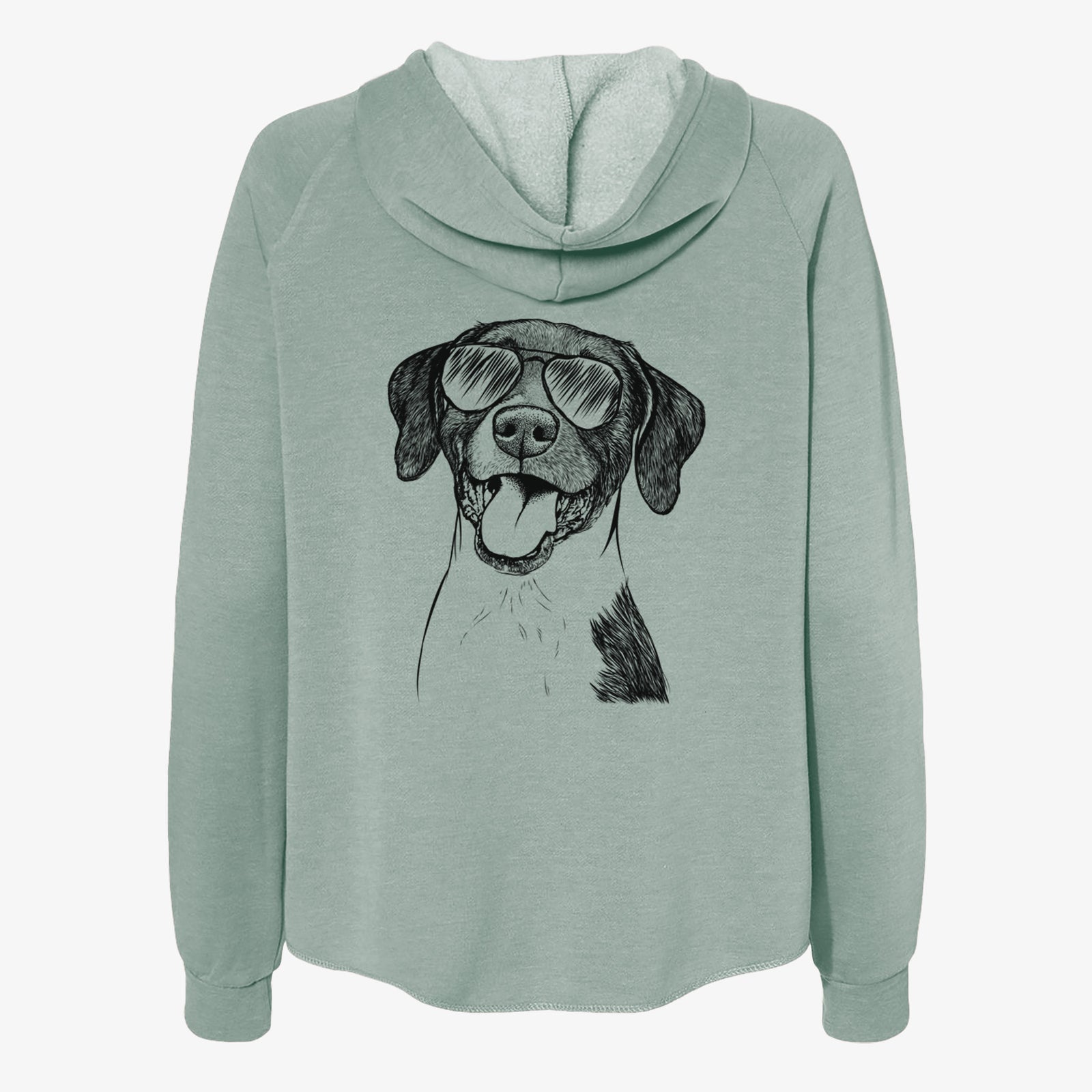 Harper the Mixed Breed - Women's Cali Wave Zip-Up Sweatshirt
