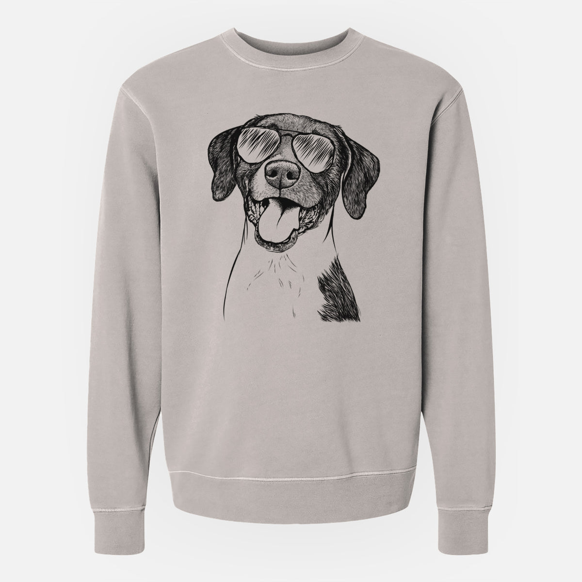 Aviator Harper the Mixed Breed - Unisex Pigment Dyed Crew Sweatshirt