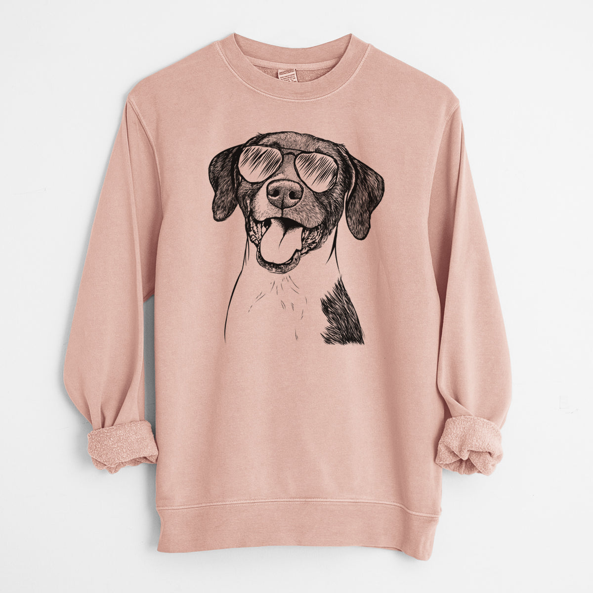Aviator Harper the Mixed Breed - Unisex Pigment Dyed Crew Sweatshirt
