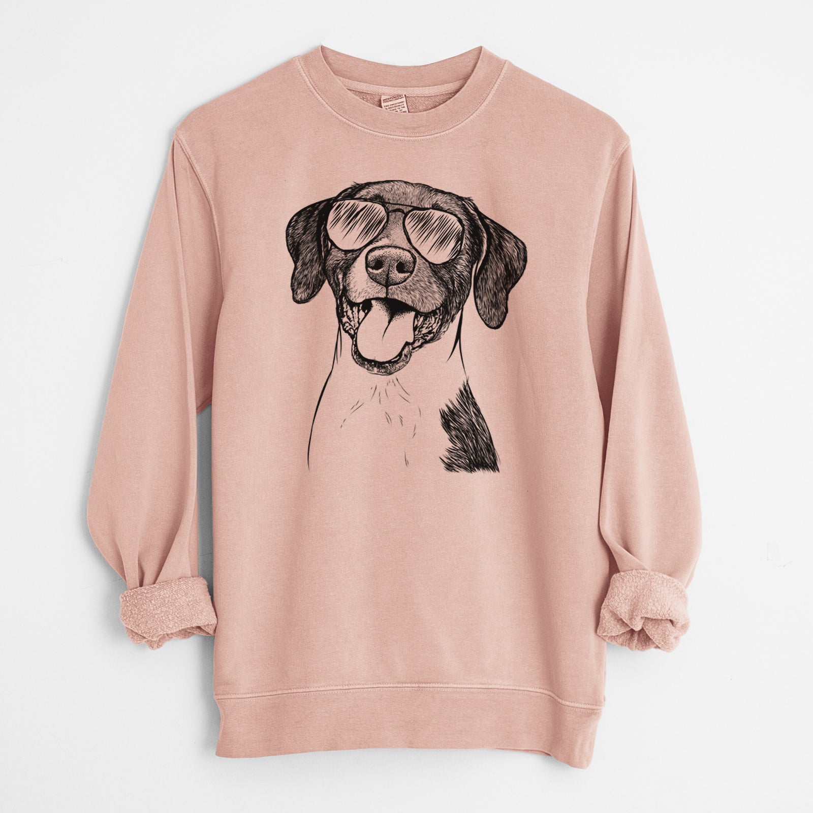 Aviator Harper the Mixed Breed - Unisex Pigment Dyed Crew Sweatshirt