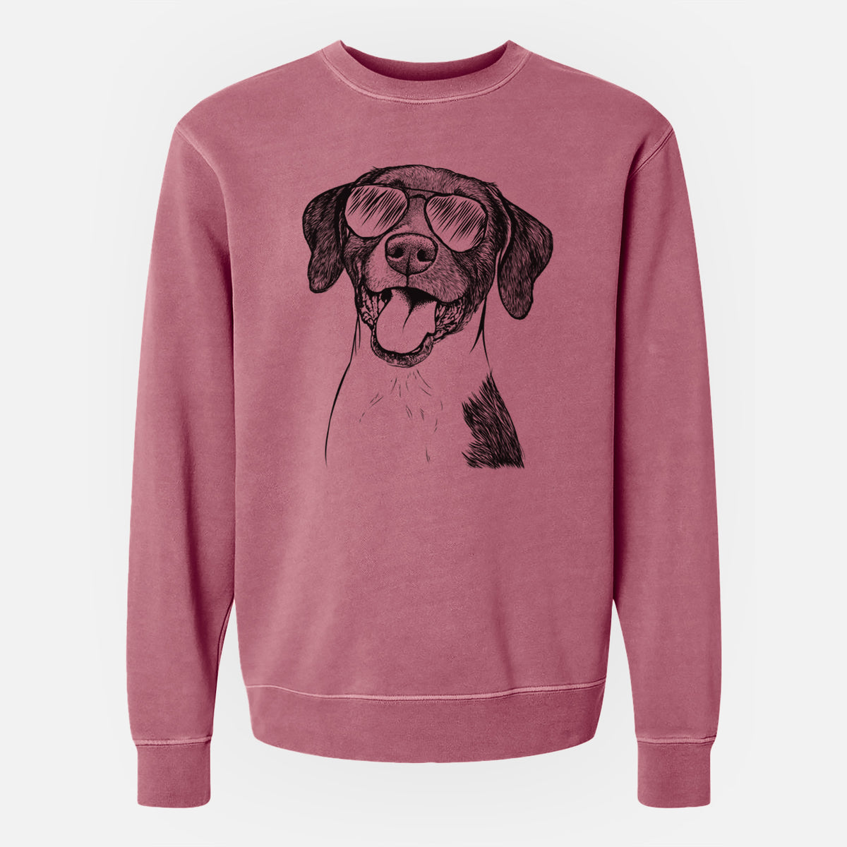 Aviator Harper the Mixed Breed - Unisex Pigment Dyed Crew Sweatshirt