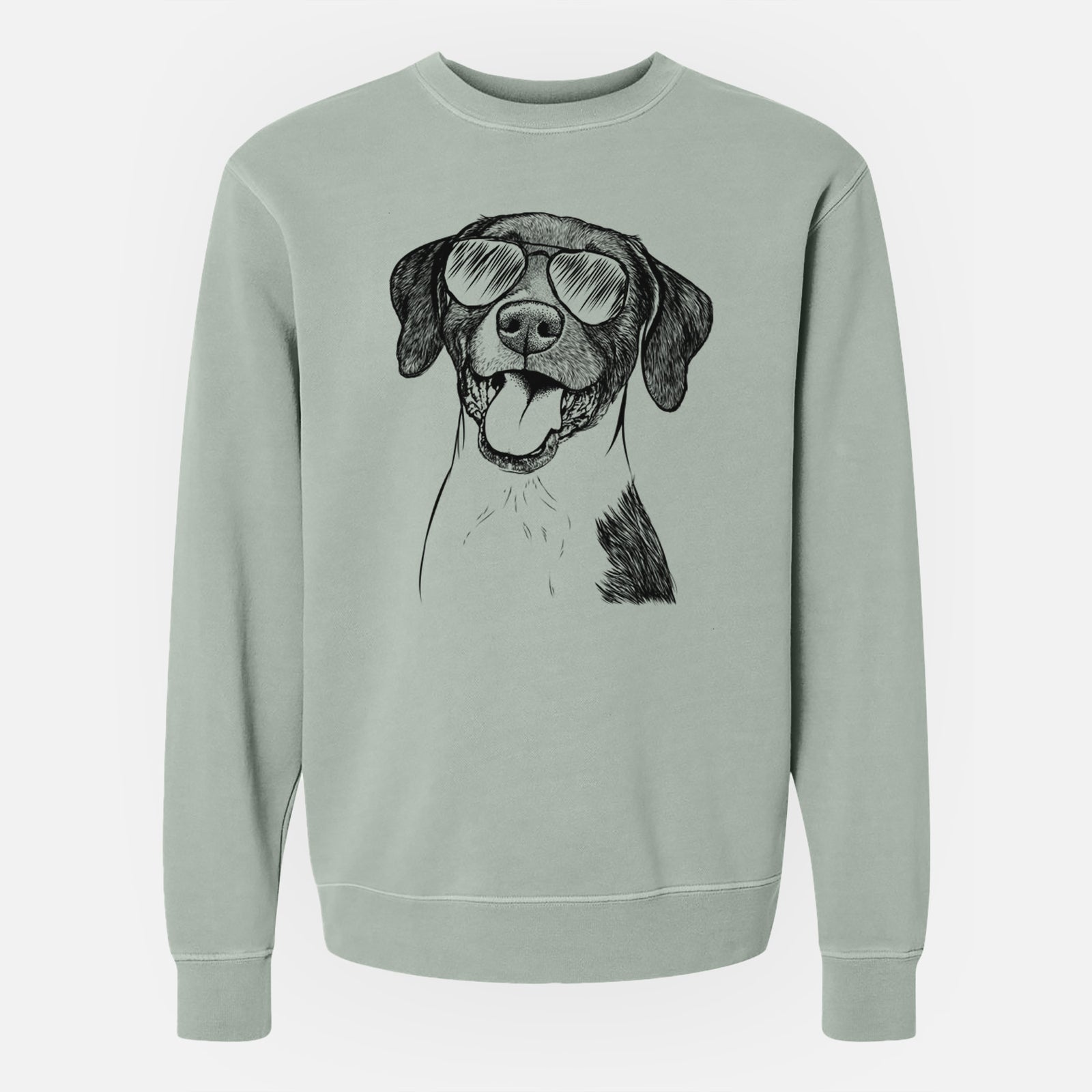 Aviator Harper the Mixed Breed - Unisex Pigment Dyed Crew Sweatshirt