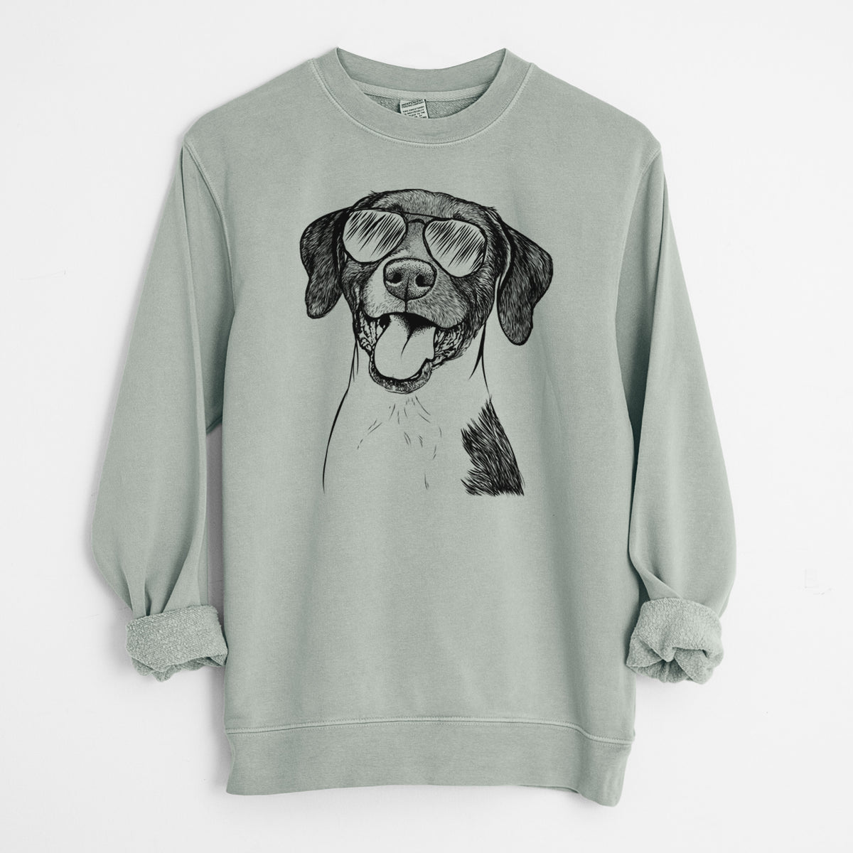Aviator Harper the Mixed Breed - Unisex Pigment Dyed Crew Sweatshirt
