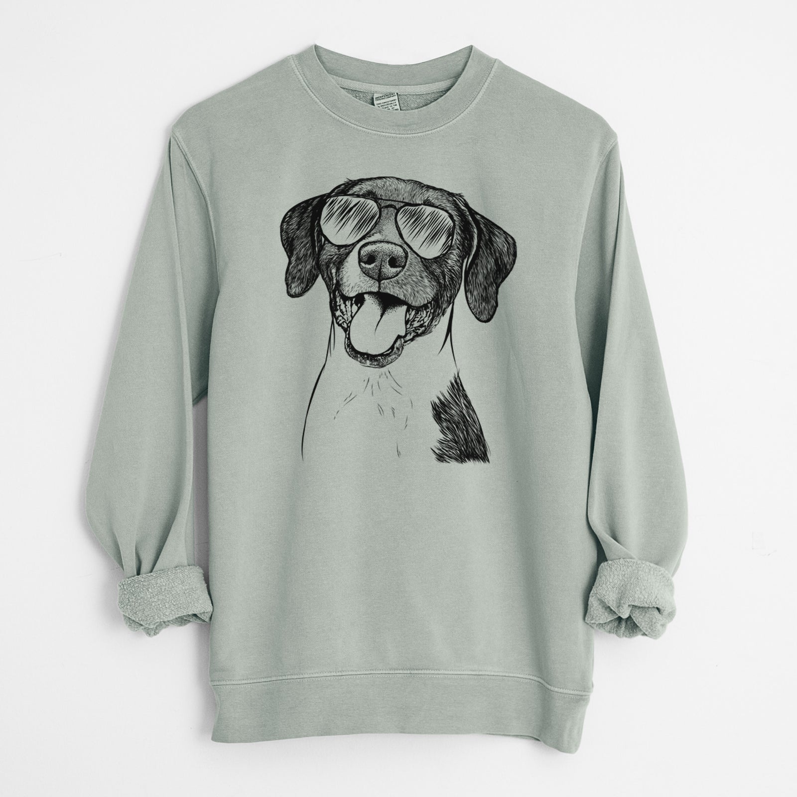 Aviator Harper the Mixed Breed - Unisex Pigment Dyed Crew Sweatshirt