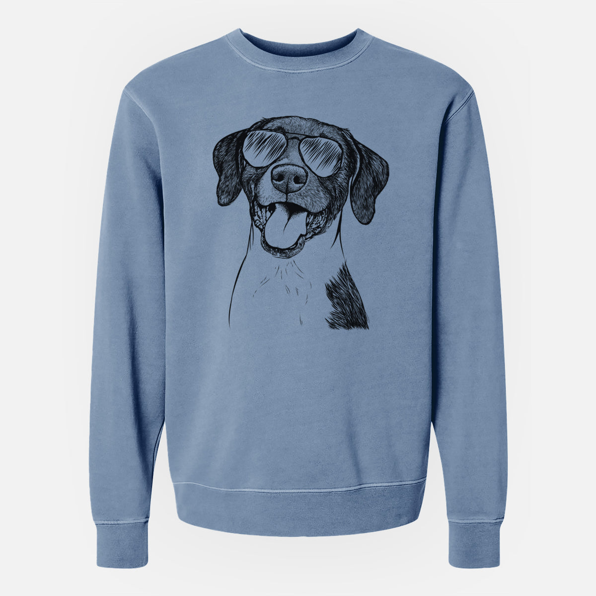 Aviator Harper the Mixed Breed - Unisex Pigment Dyed Crew Sweatshirt